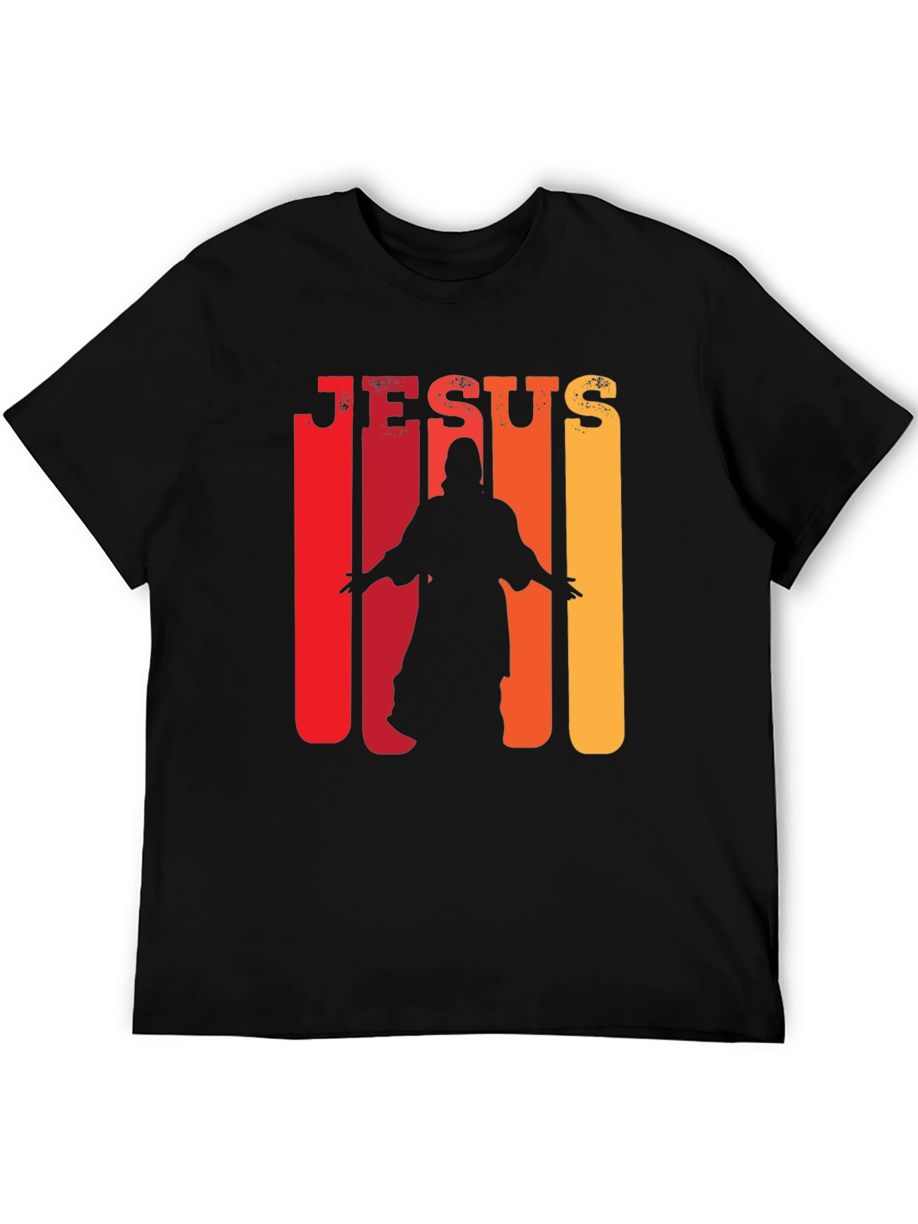 Jesus Silhouette Graphic Tee - Religious T-Shirt