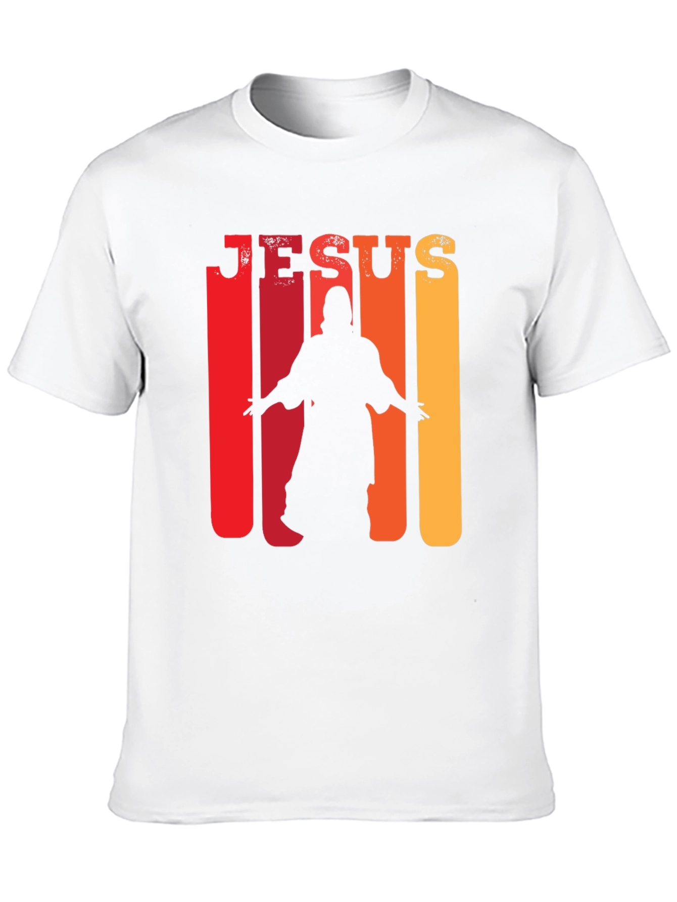 Jesus Silhouette Graphic Tee - Religious T-Shirt