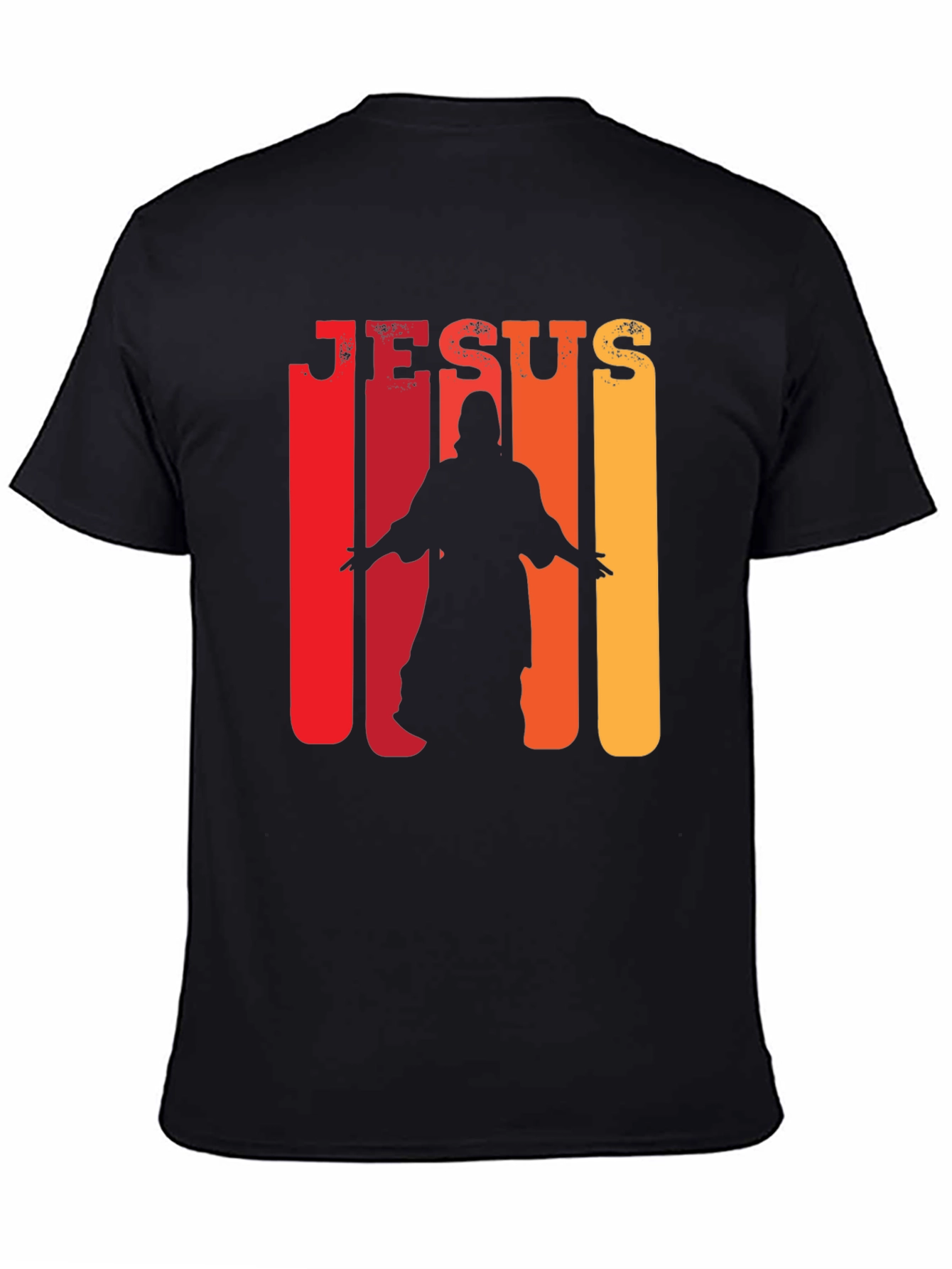 Jesus Silhouette Graphic Tee - Religious T-Shirt