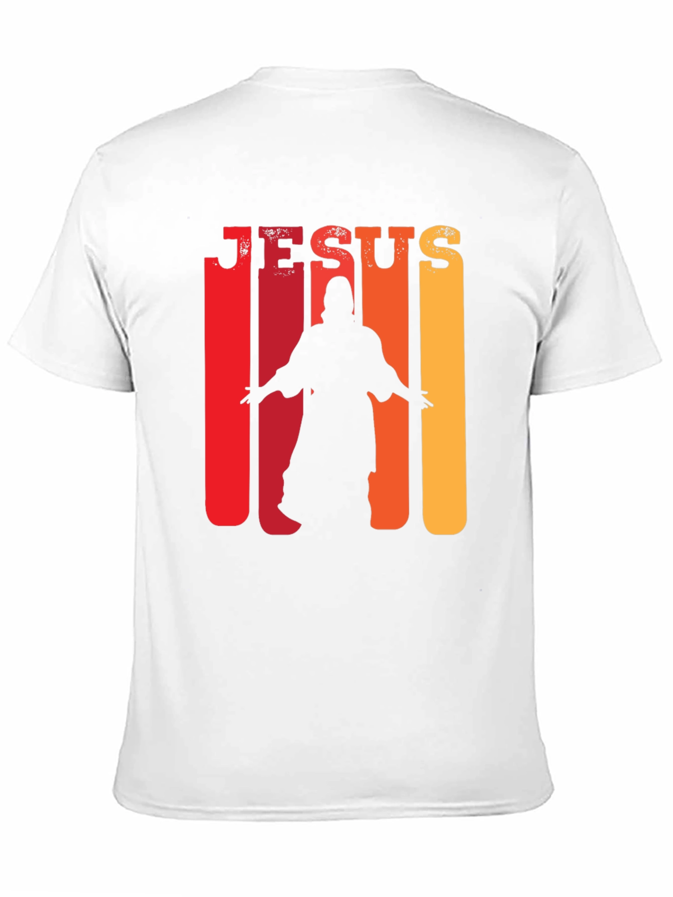 Jesus Silhouette Graphic Tee - Religious T-Shirt