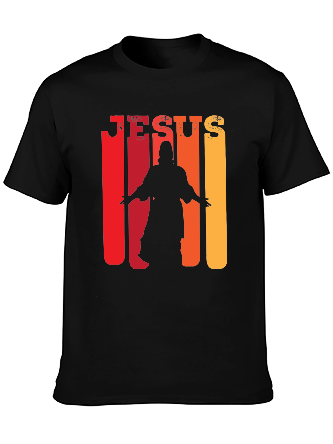 Jesus Silhouette Graphic Tee - Religious T-Shirt