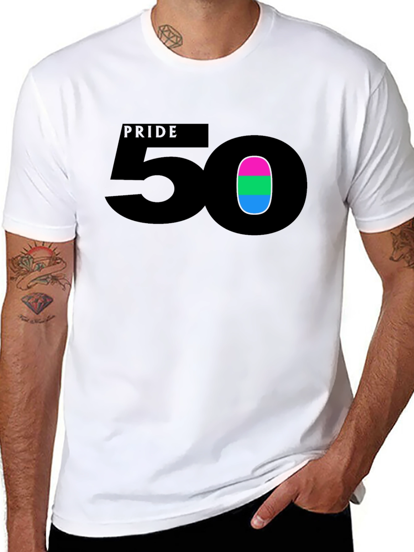 Pride 50 T-Shirt - Pansexual Pride