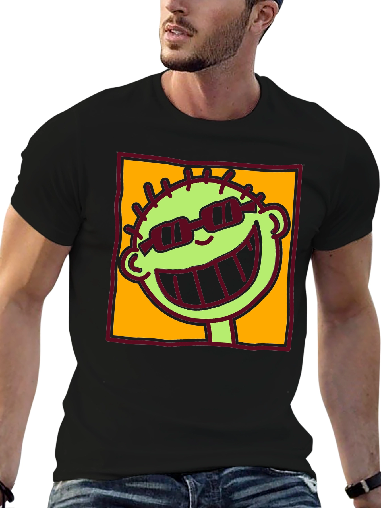 Cartoon Graphic Tee - Cool Dude