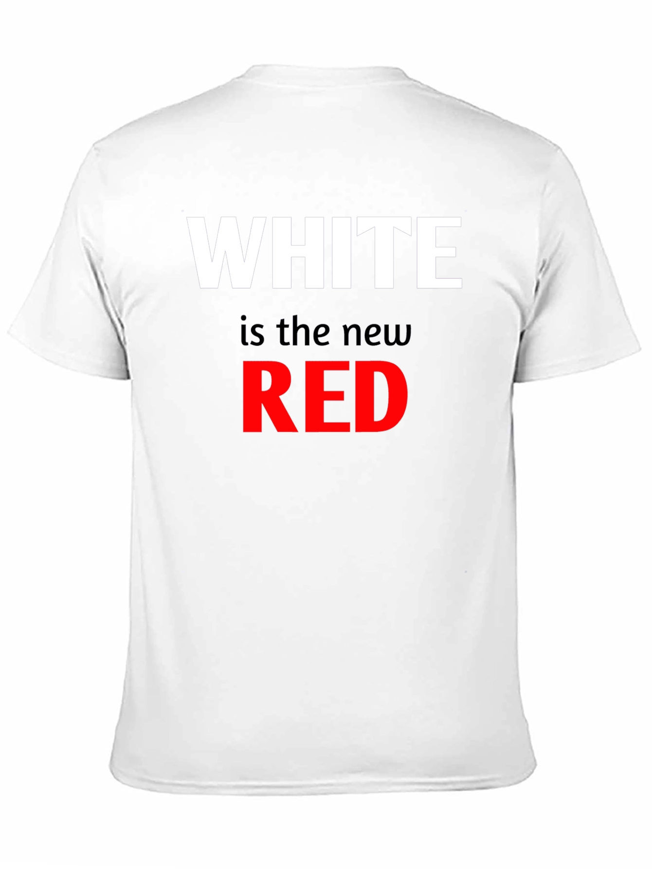 White is the New Red Graphic Tee
