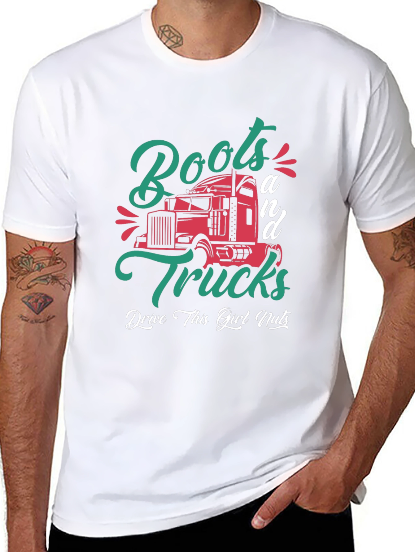 Boots & Trucks T-Shirt - Drive This Girl Nuts