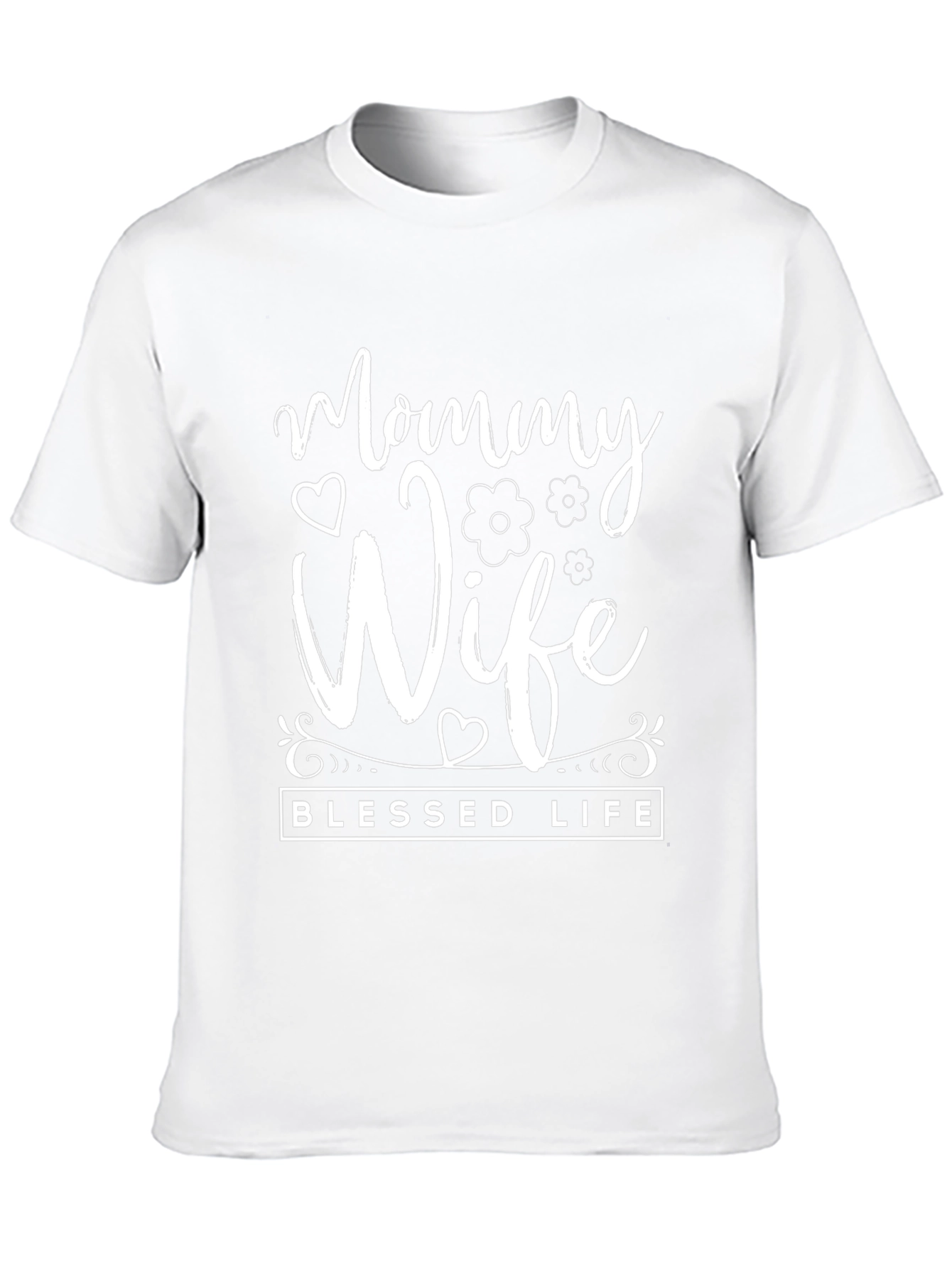 Mommy Wife Blessed Life Graphic T-Shirt