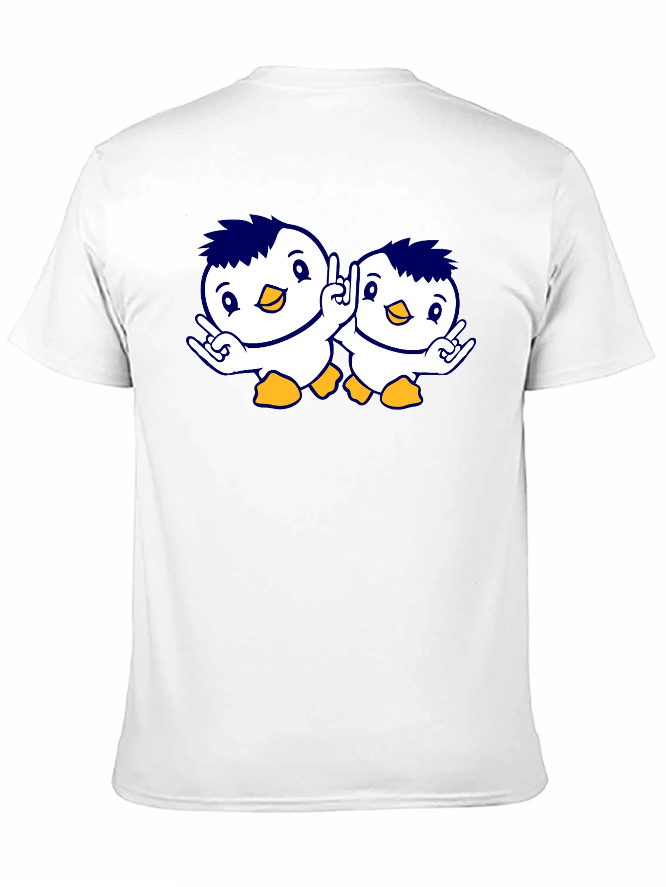 Cute Penguin Graphic Tee - Unisex Black T-Shirt