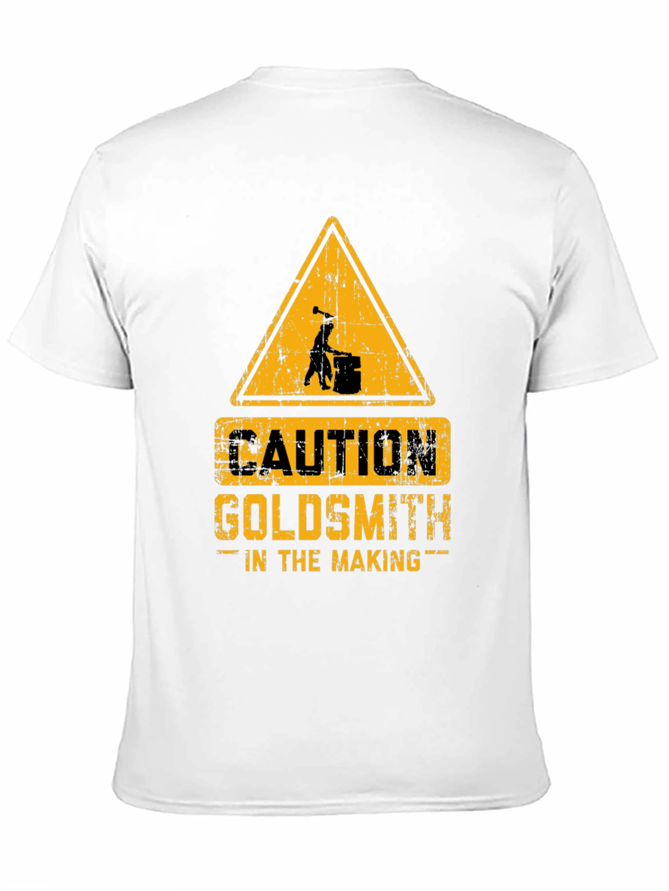 Caution Goldsmith in the Making Black T-Shirt