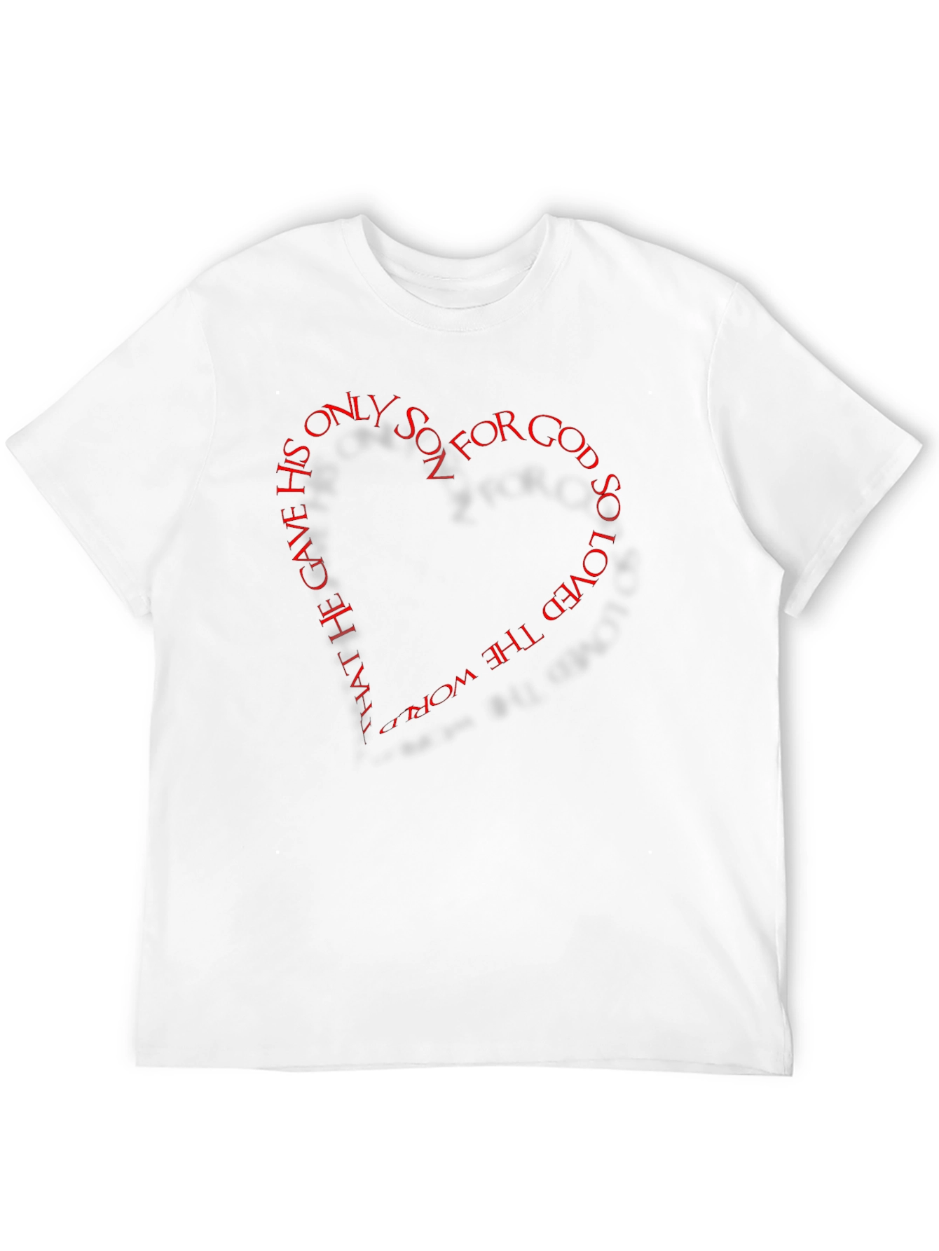 God So Loved The World Heart Tee