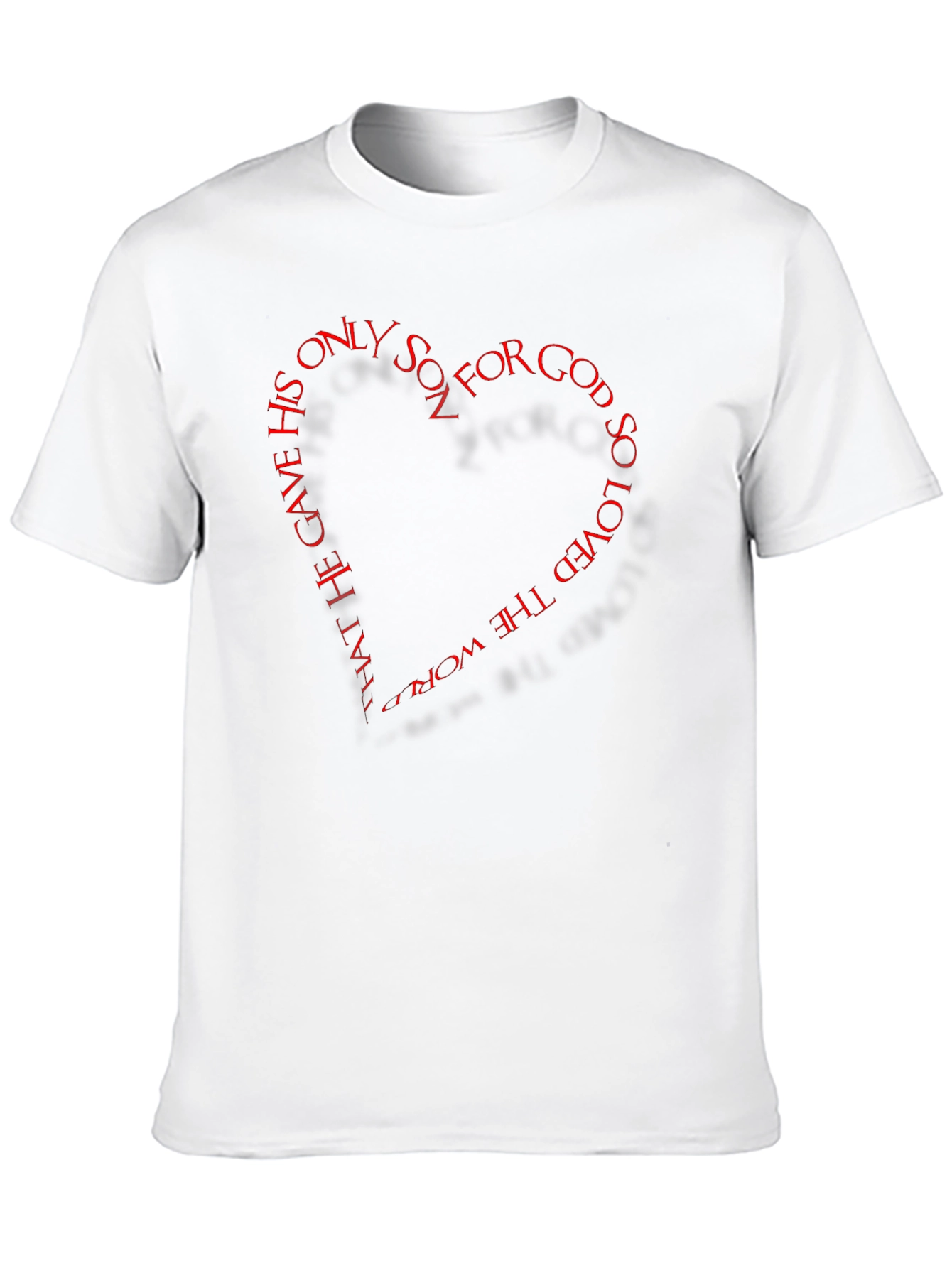 God So Loved The World Heart Tee