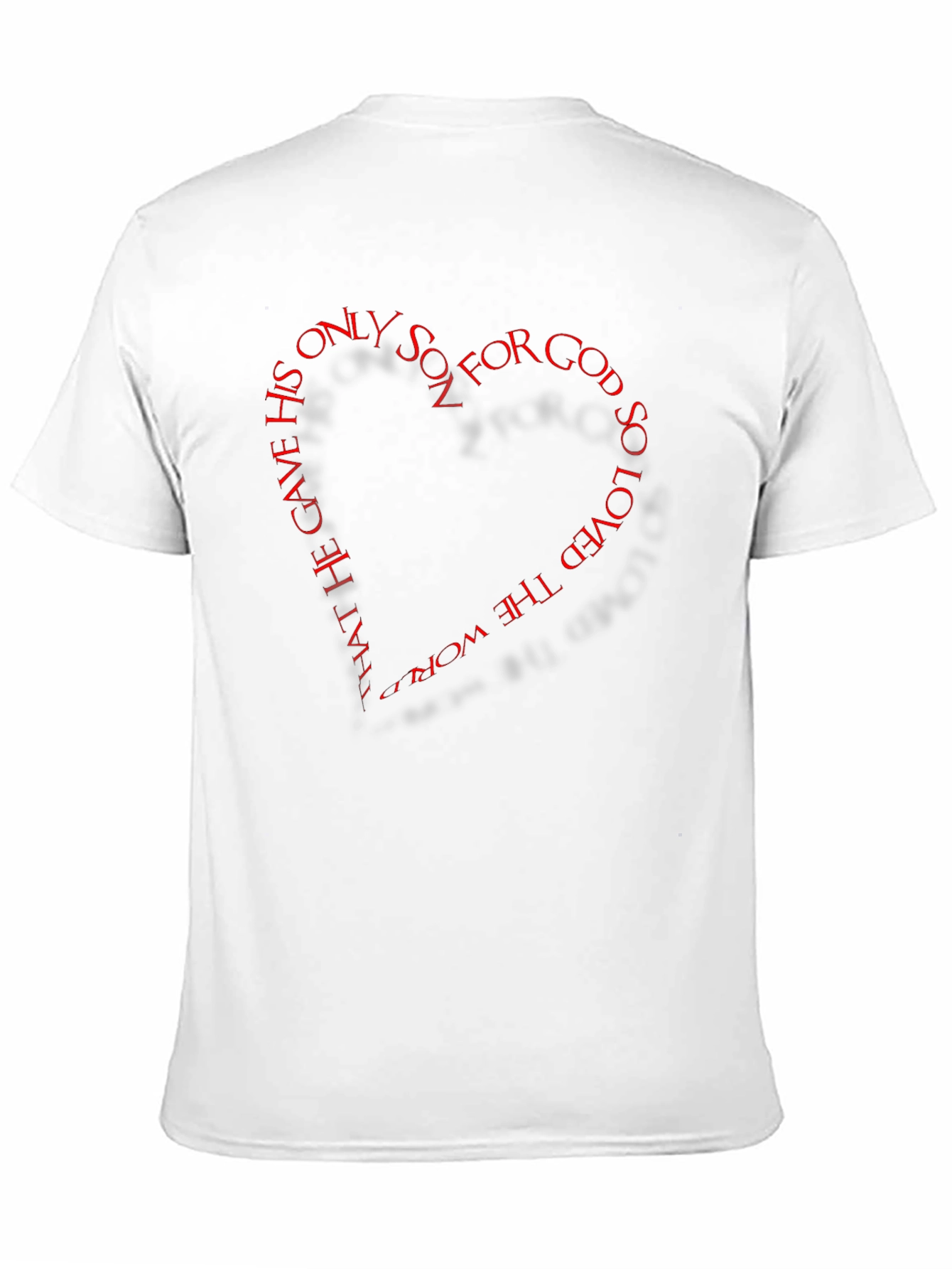 God So Loved The World Heart Tee