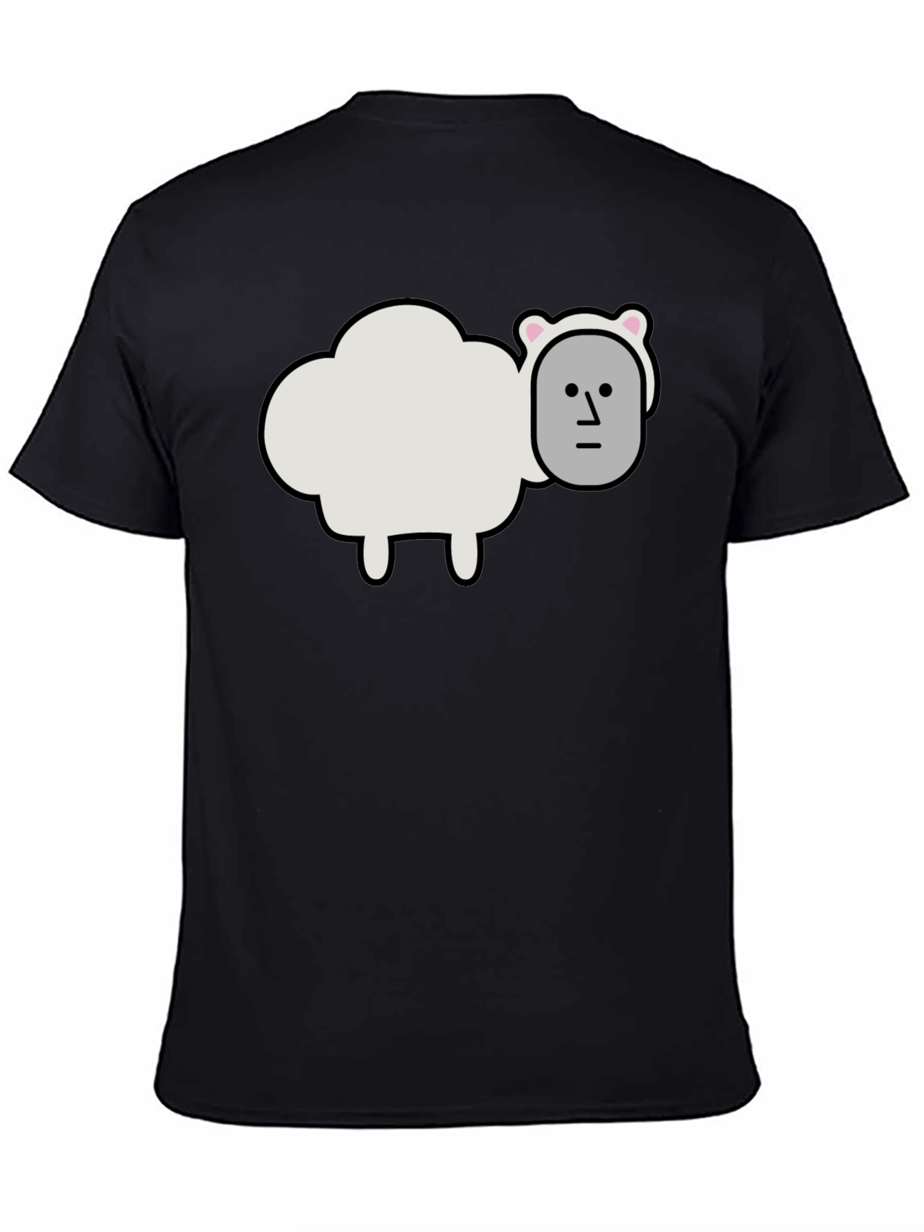 Funny Sheep Head T-Shirt