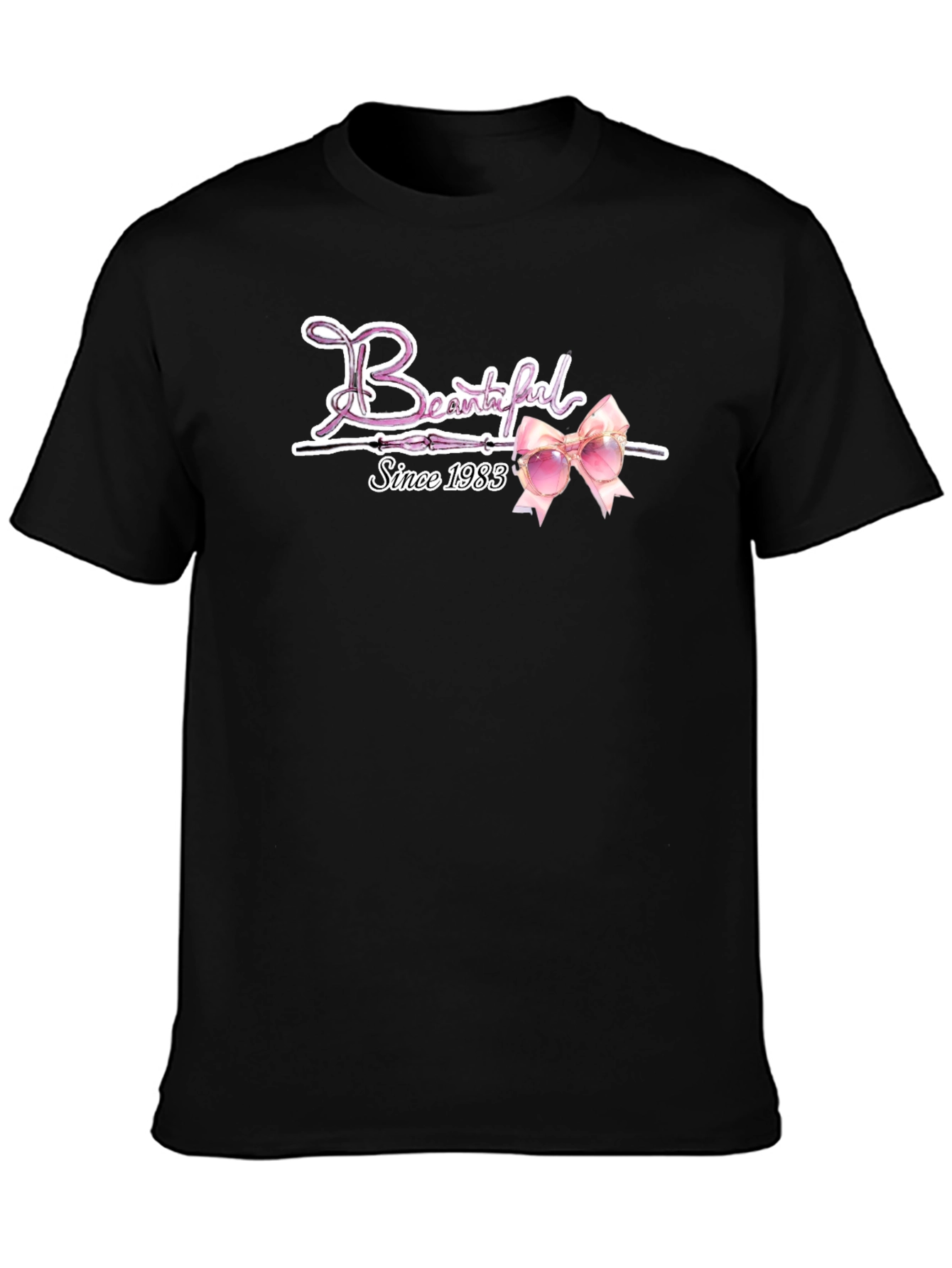 Beautiful Since 1983 Pink Ribbon T-Shirt