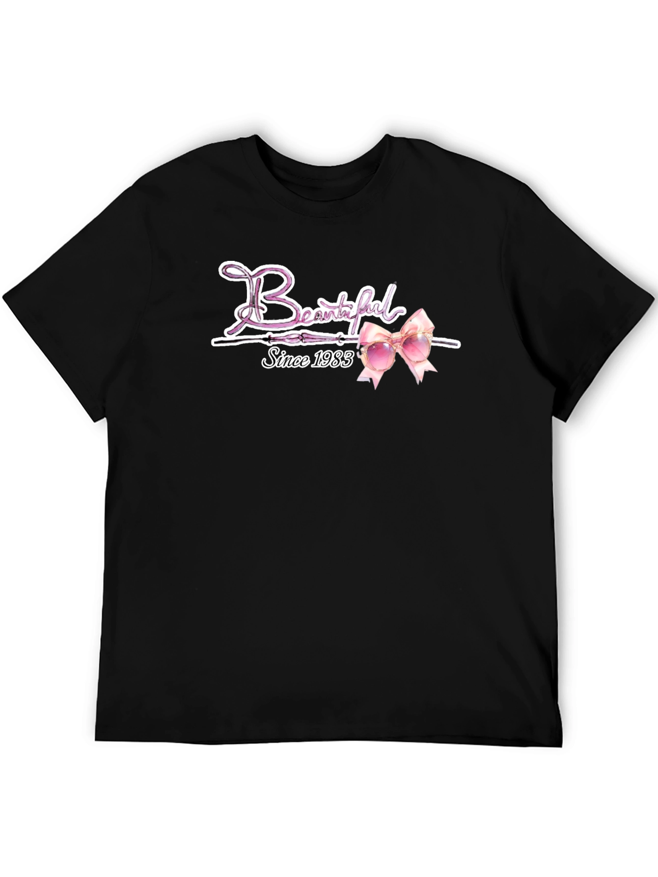 Beautiful Since 1983 Pink Ribbon T-Shirt