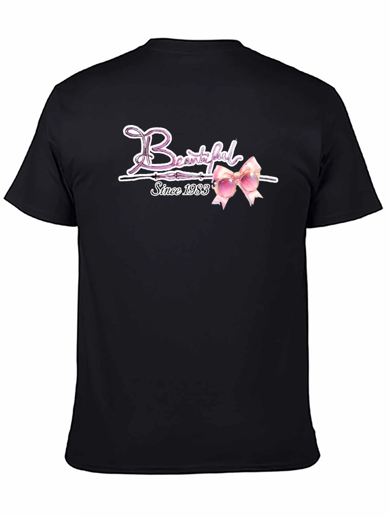 Beautiful Since 1983 Pink Ribbon T-Shirt