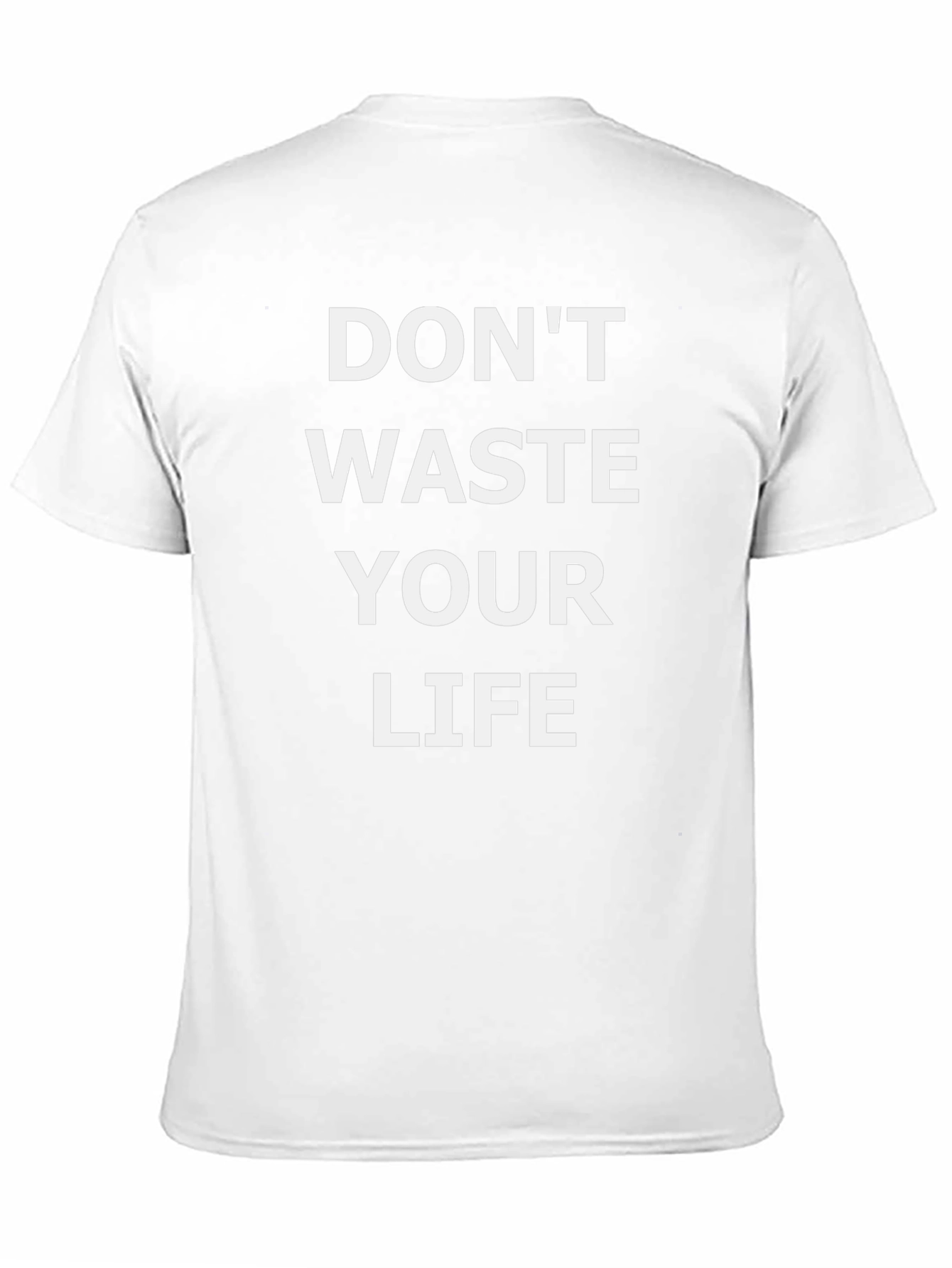 Dont Waste Your Life Graphic Tee - Black