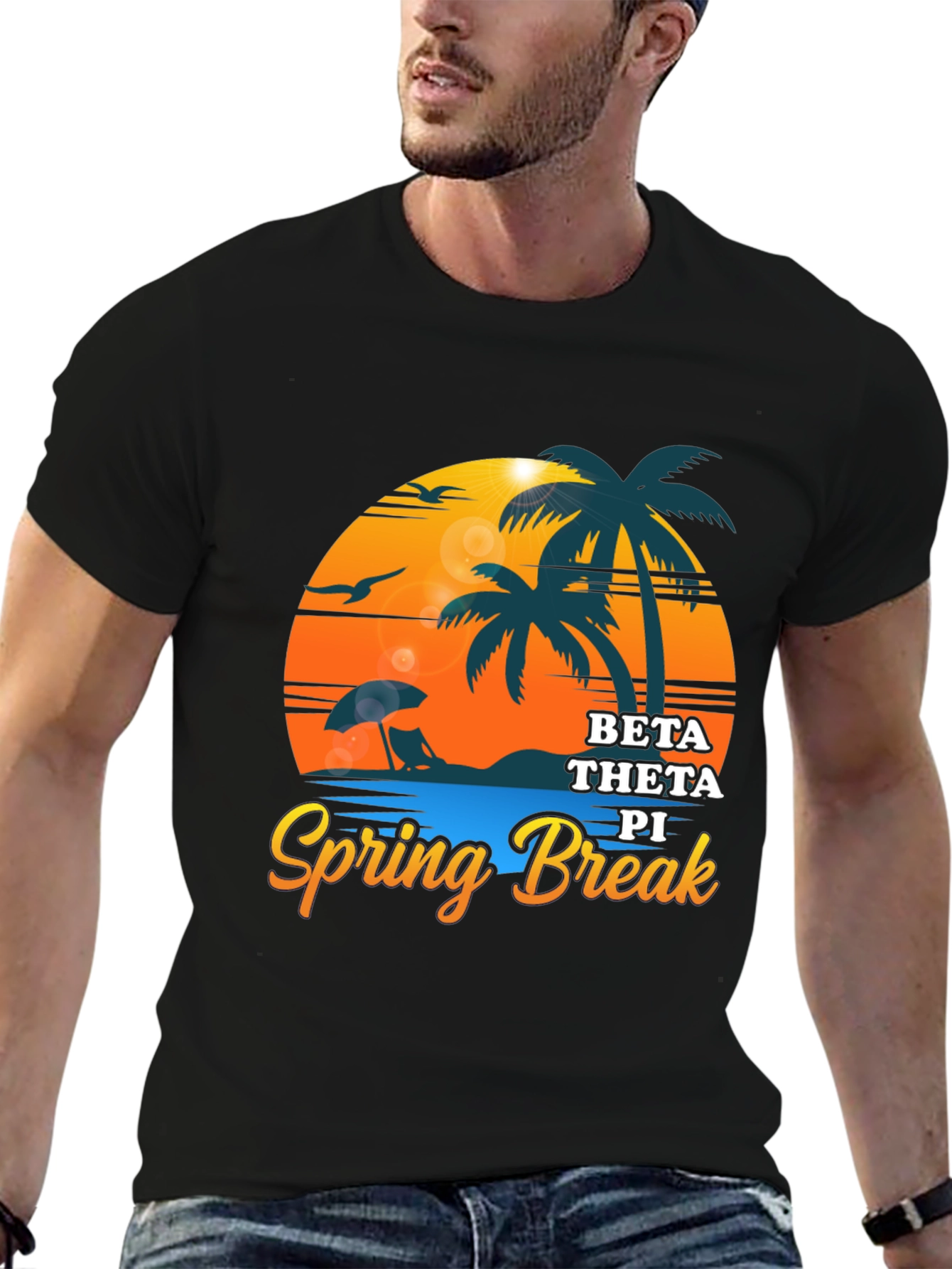 Beta Theta Pi Spring Break Black T-Shirt
