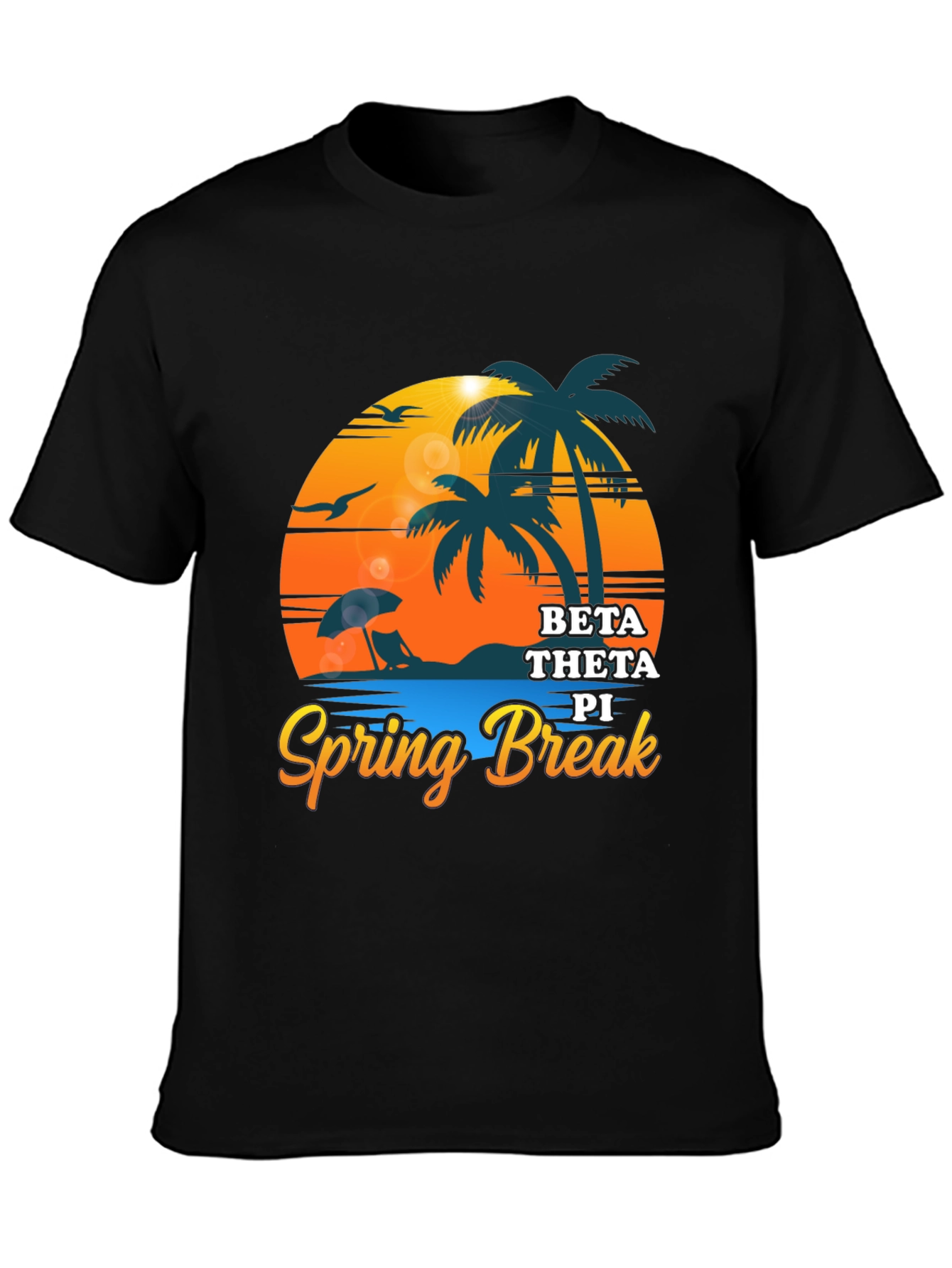 Beta Theta Pi Spring Break Black T-Shirt