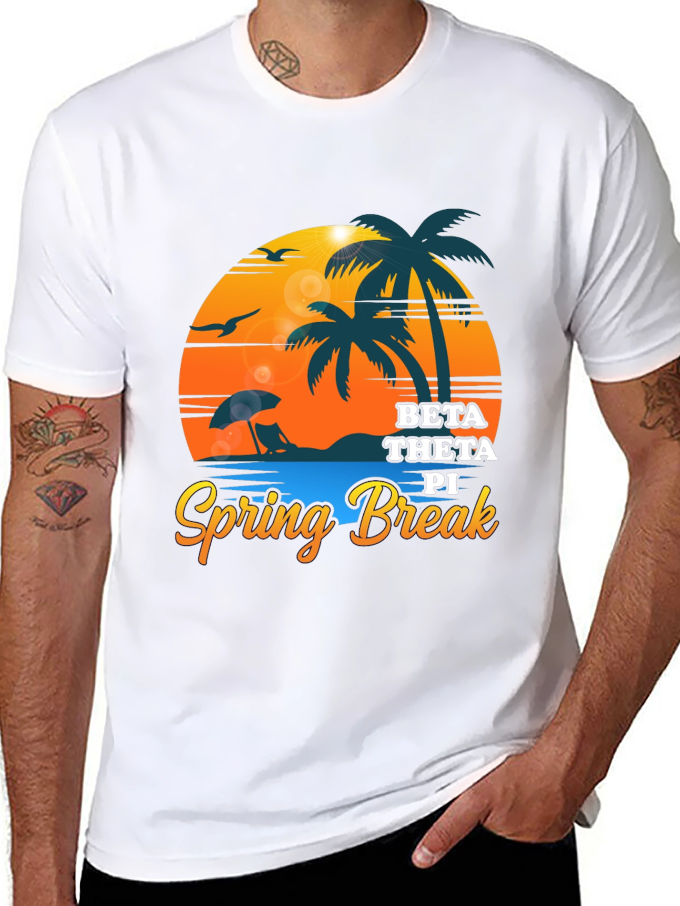 Beta Theta Pi Spring Break Black T-Shirt