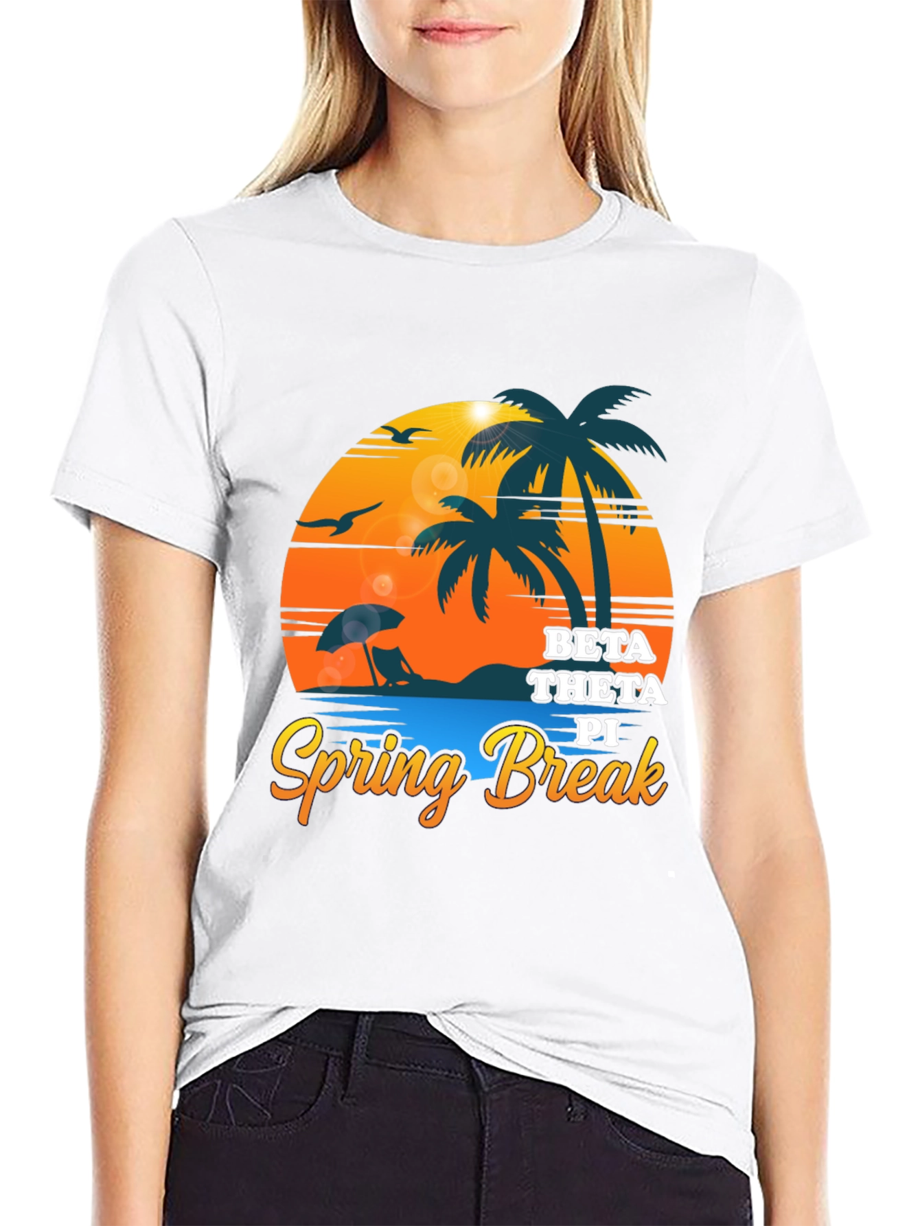 Beta Theta Pi Spring Break Black T-Shirt