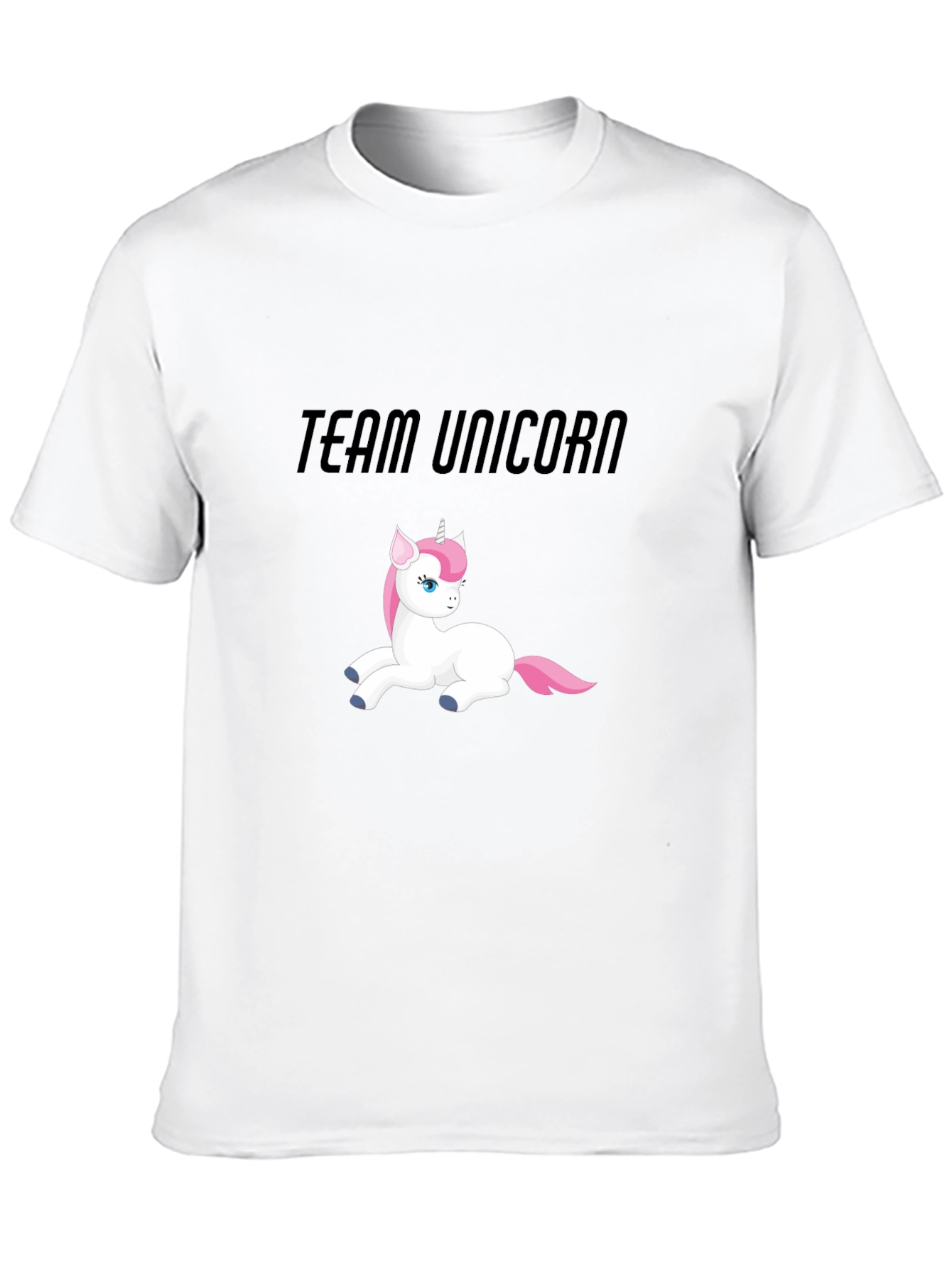 Team Unicorn Black T-Shirt