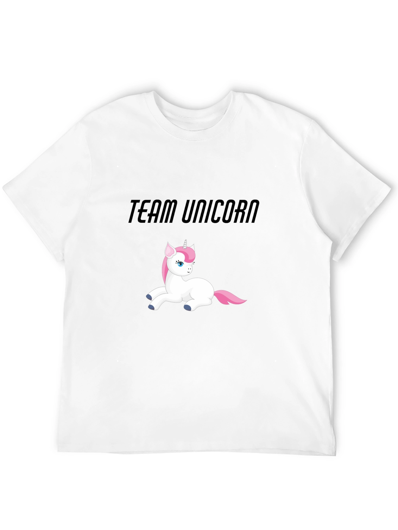 Team Unicorn Black T-Shirt