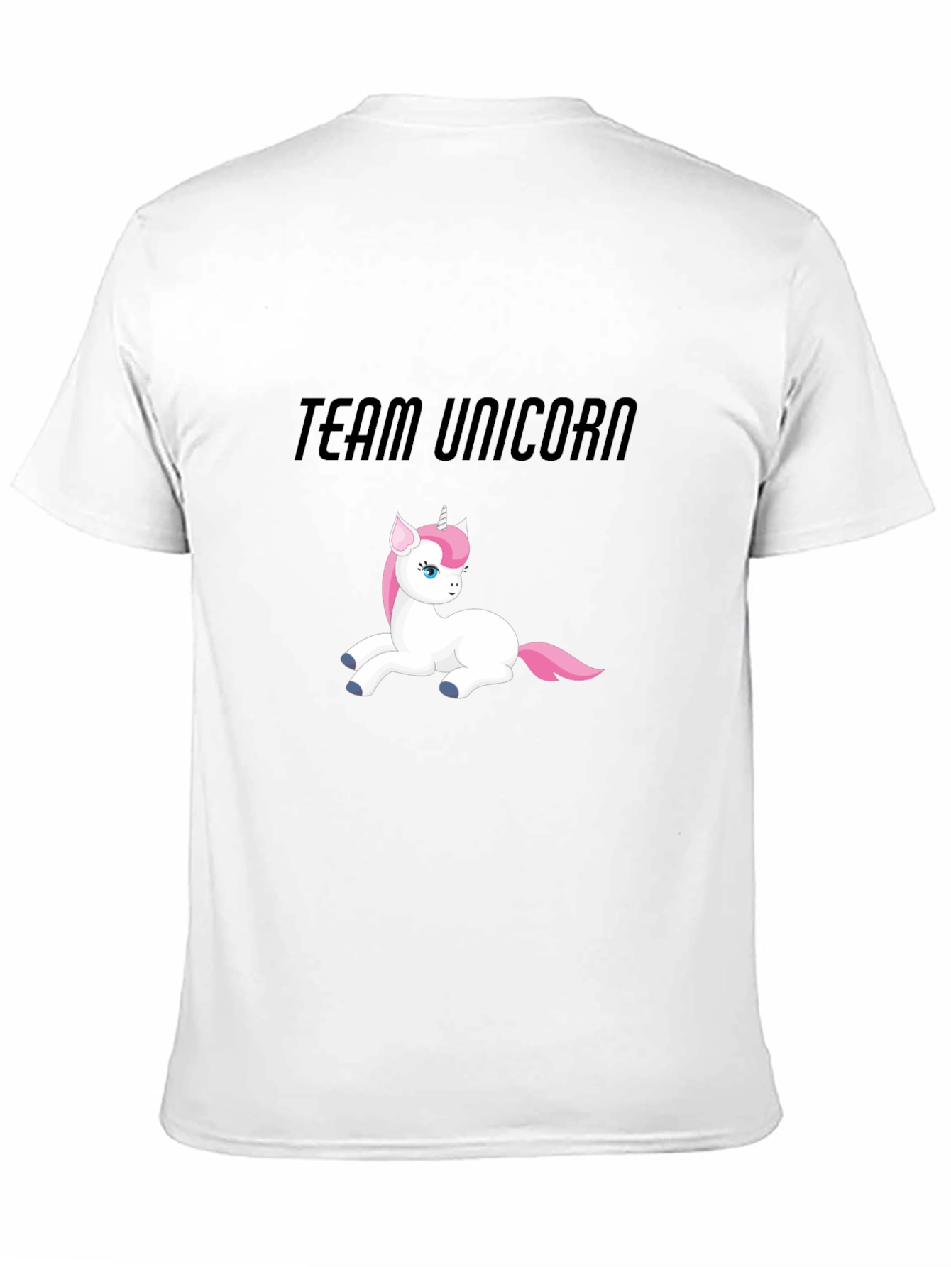 Team Unicorn Black T-Shirt