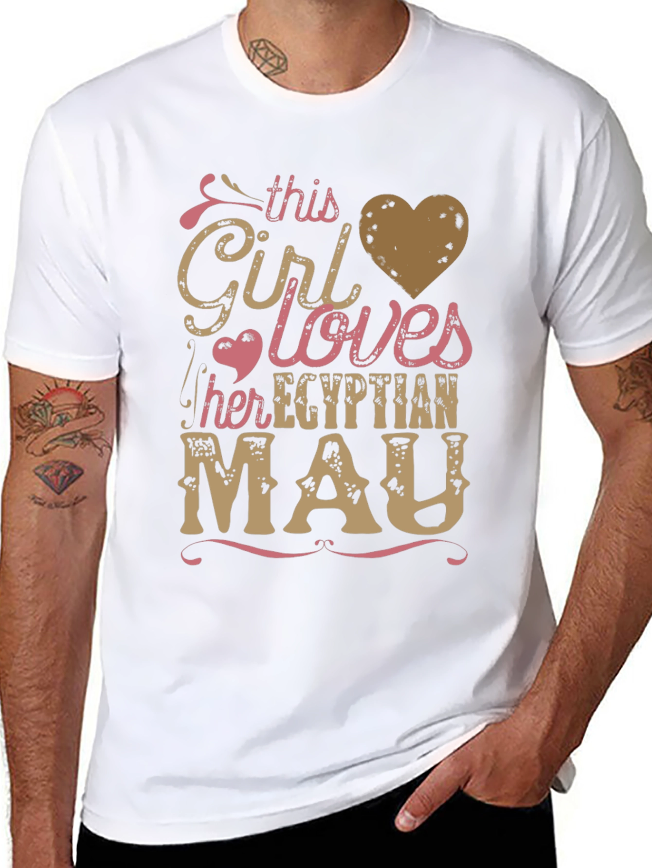 Girl Loves Egyptian Mau T-Shirt
