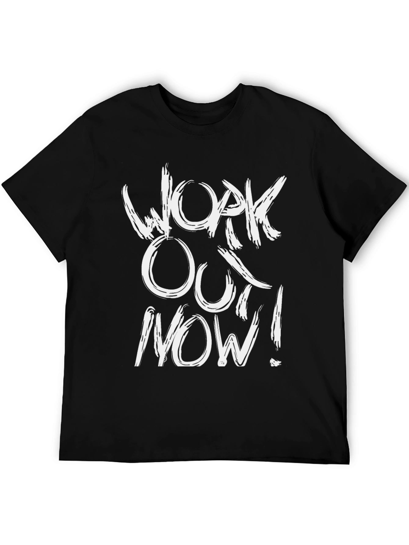 Workout Now Black Graphic Tee
