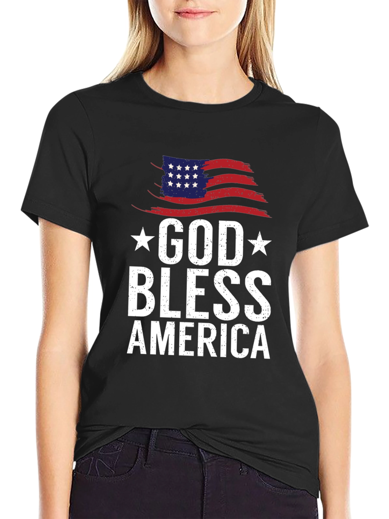 God Bless America Patriotic T-Shirt