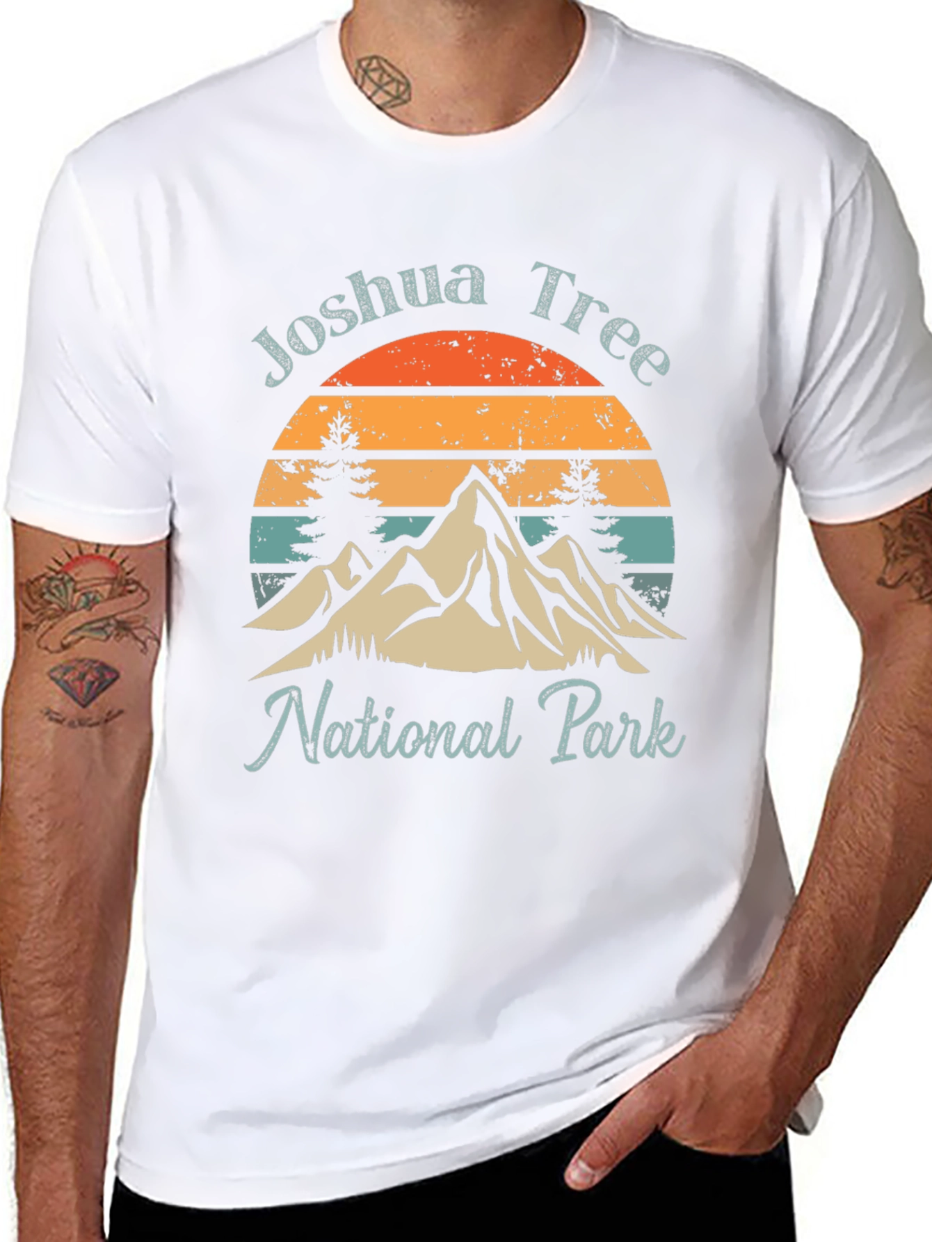 Joshua Tree National Park T-Shirt - Retro Design