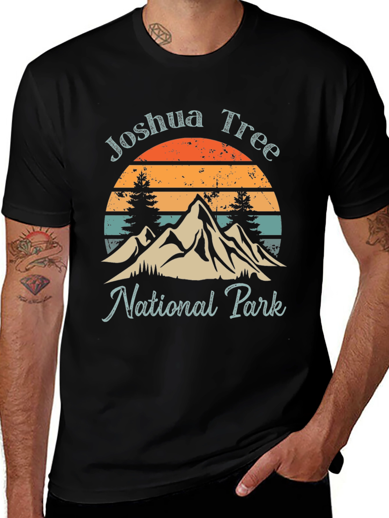 Joshua Tree National Park T-Shirt - Retro Design