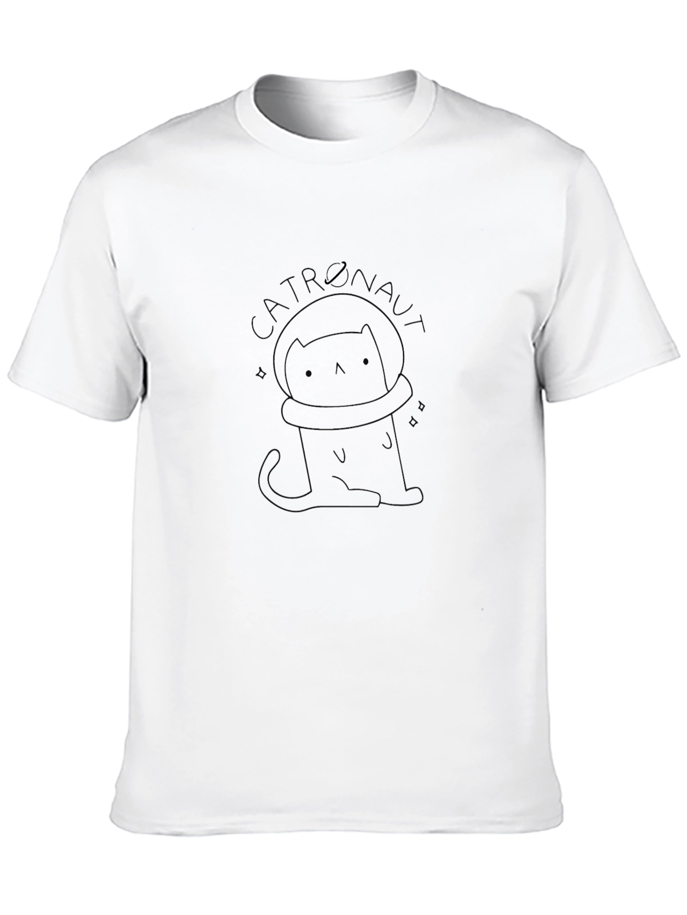 Catronaut Graphic Tee - Black Cotton T-Shirt