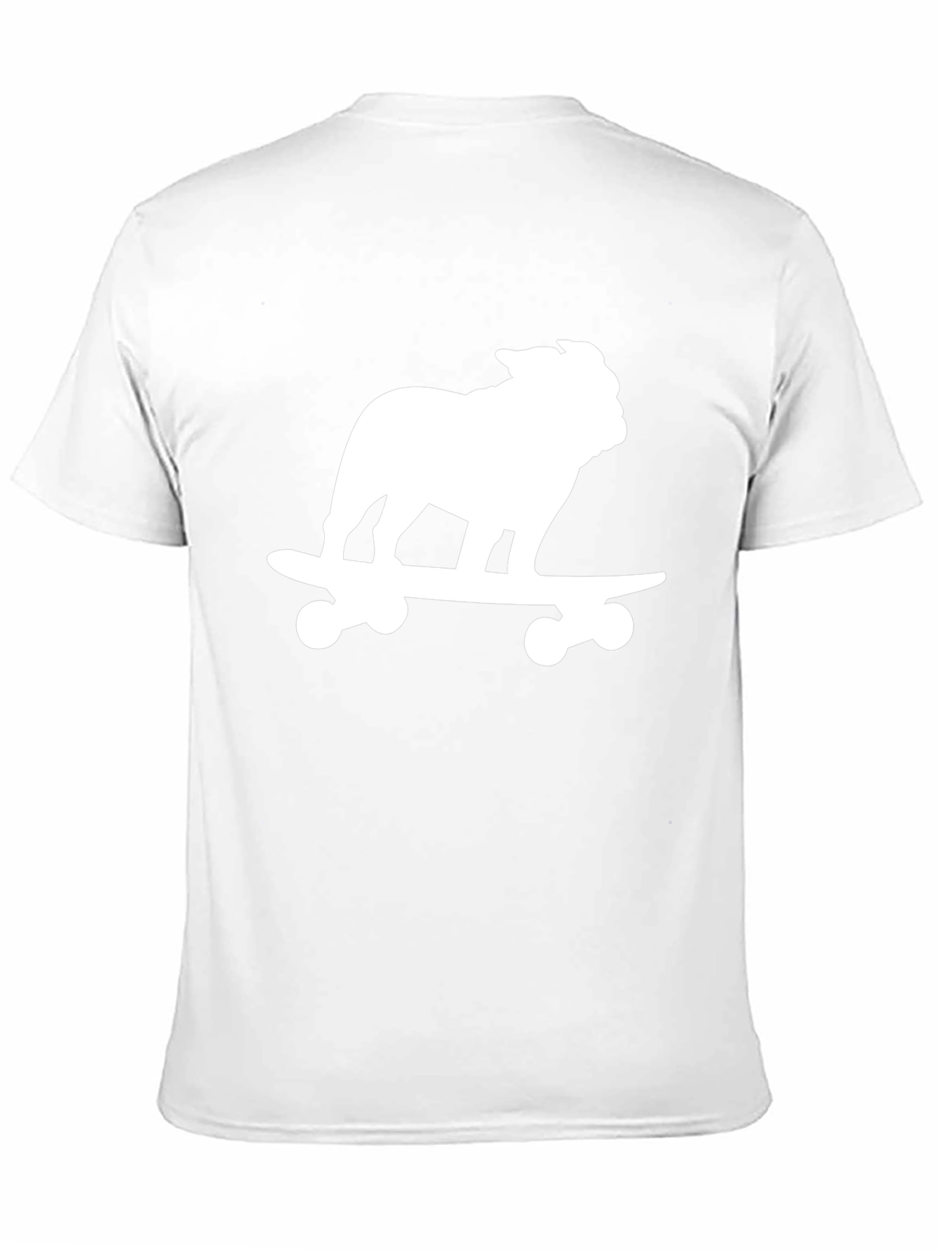Bulldog Skateboard Black T-Shirt