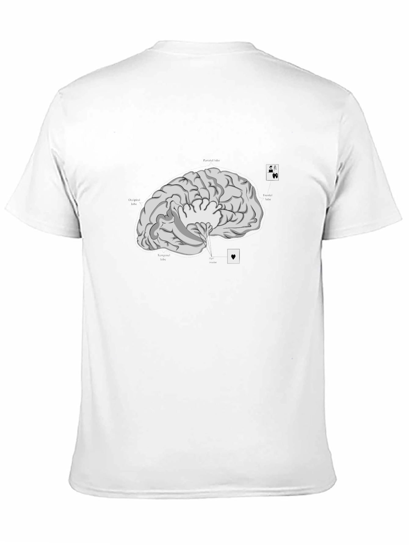 Brain and Cards Graphic Tee - Smart & Playful