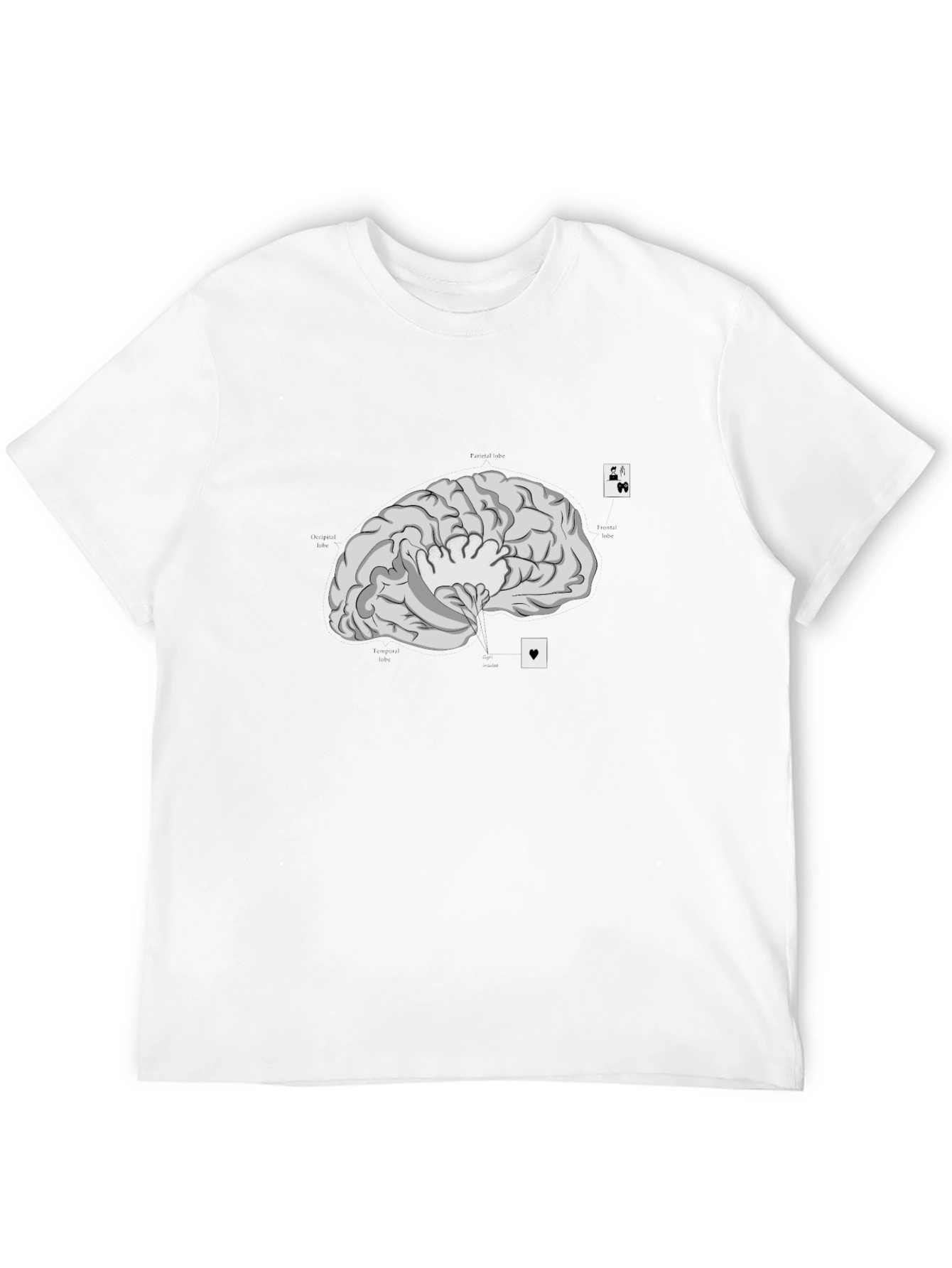 Brain and Cards Graphic Tee - Smart & Playful