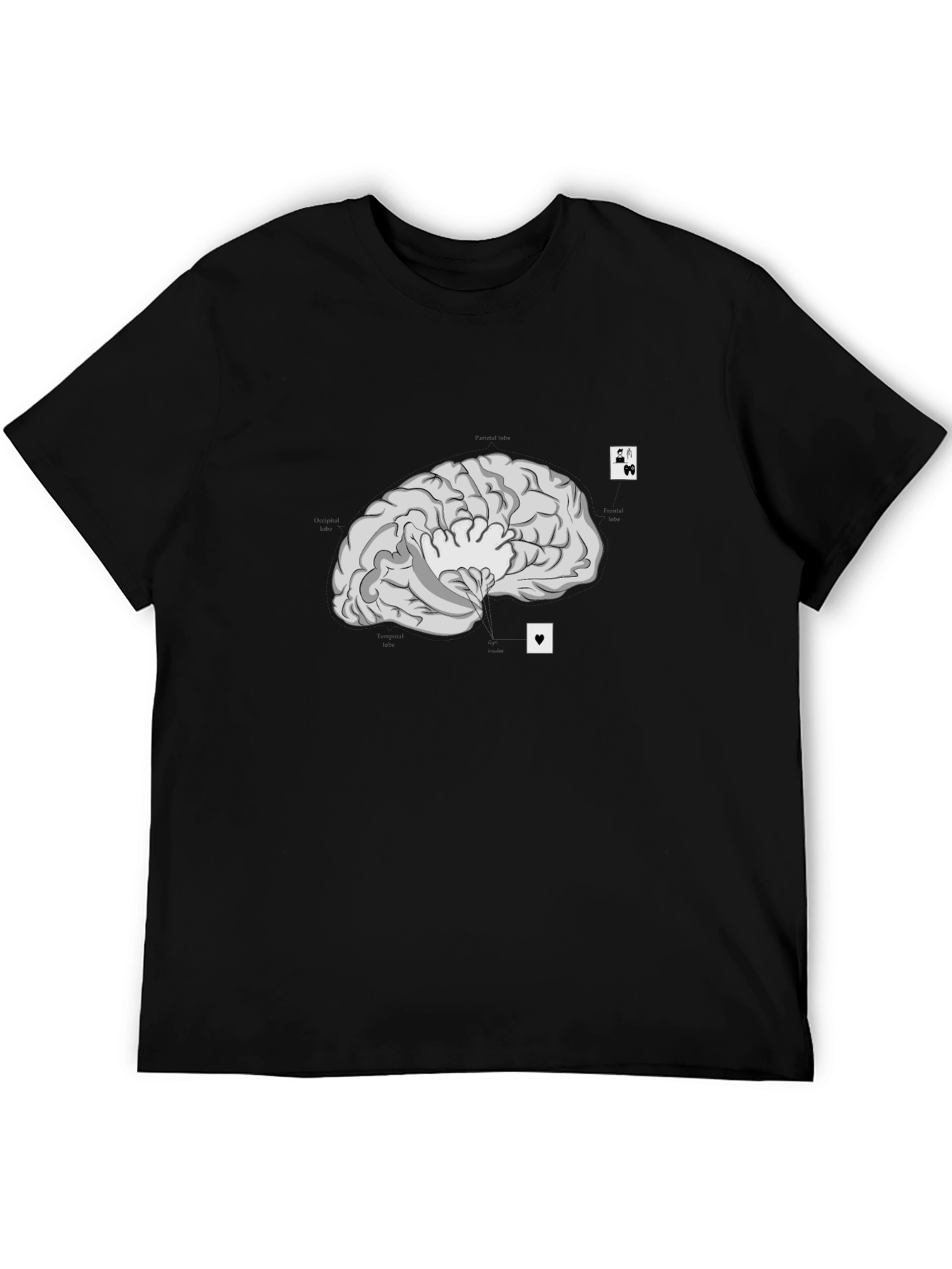 Brain and Cards Graphic Tee - Smart & Playful