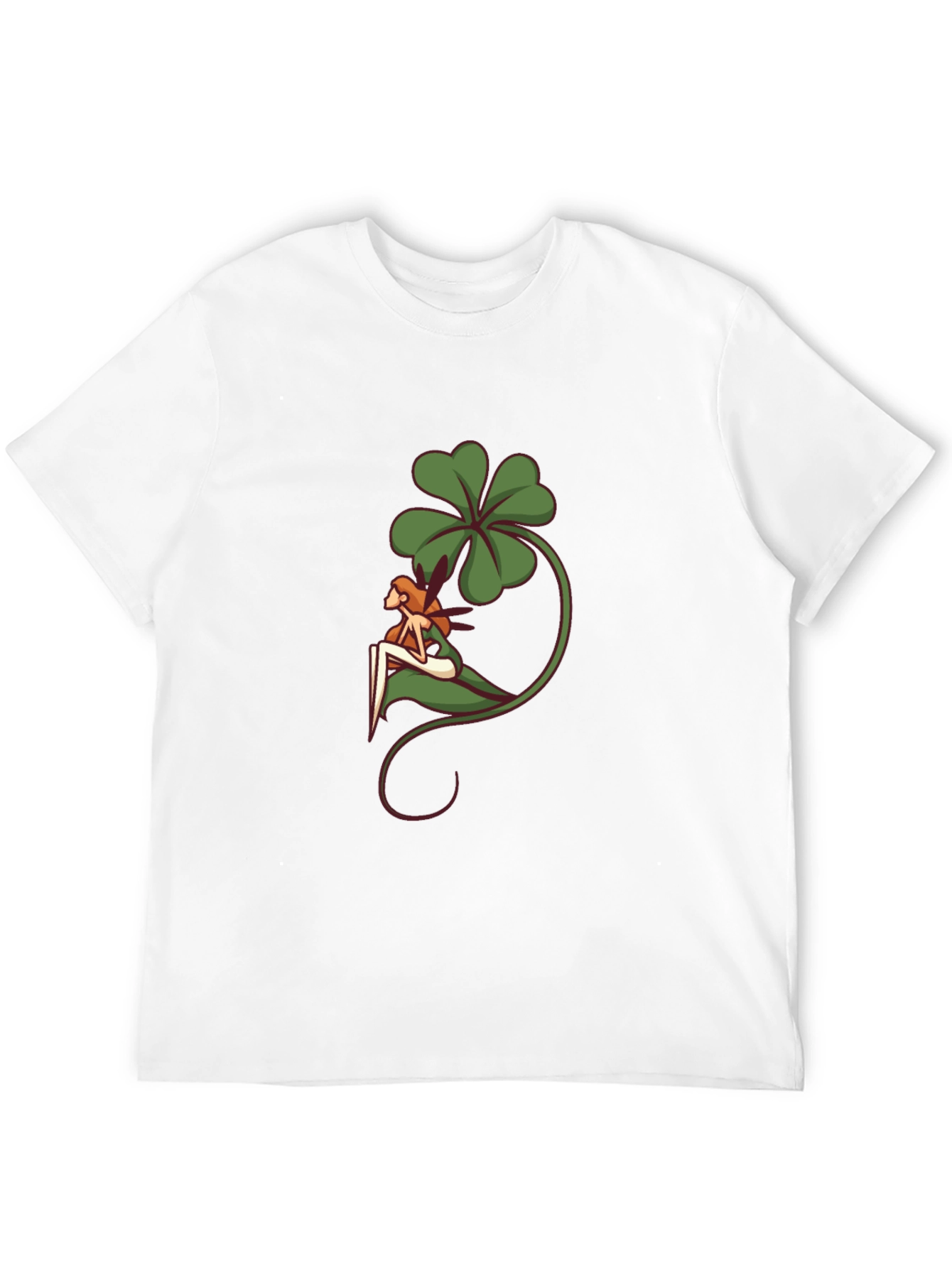 Lucky Fairy Graphic T-Shirt - Black Cotton Tee