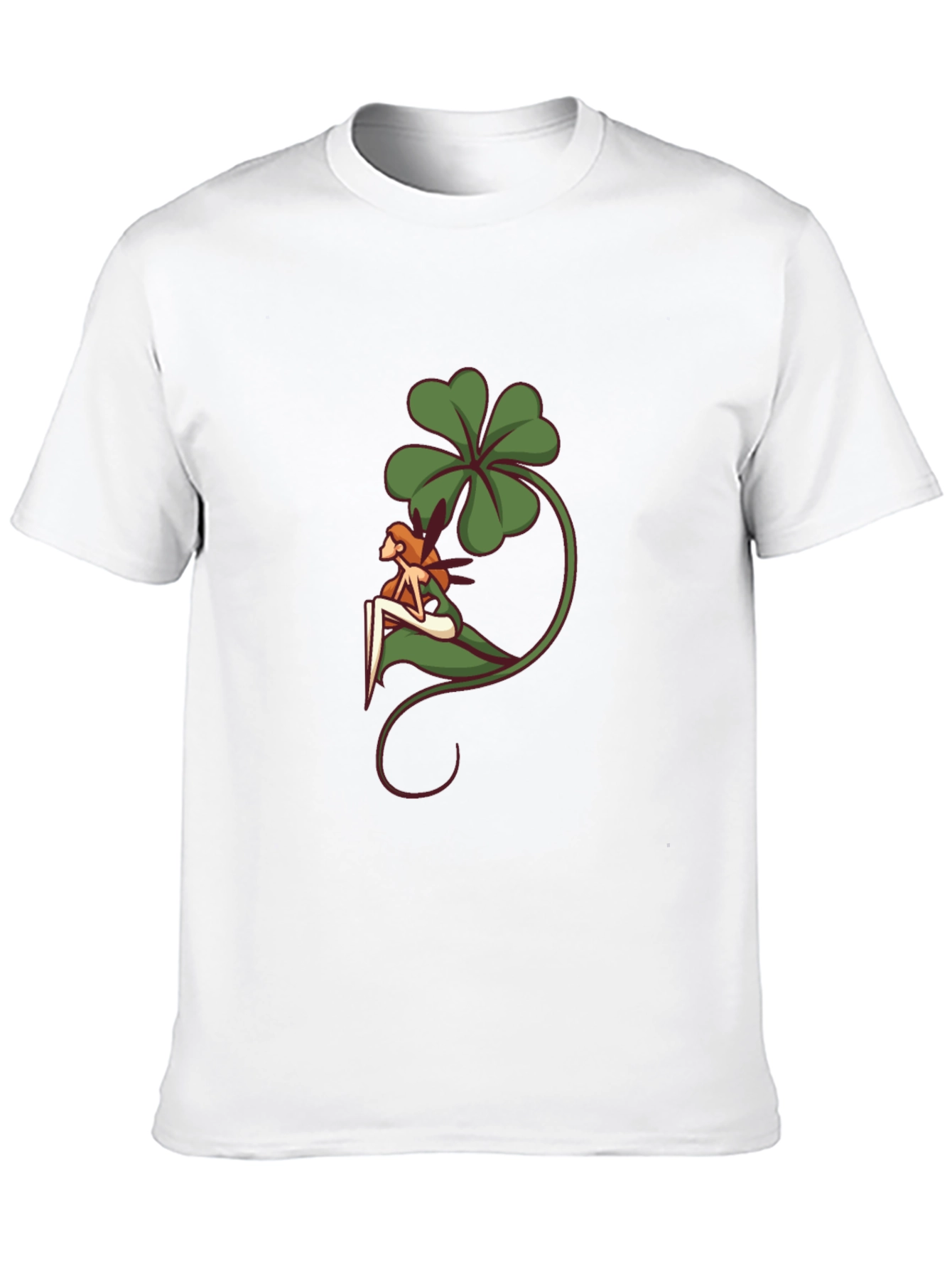 Lucky Fairy Graphic T-Shirt - Black Cotton Tee