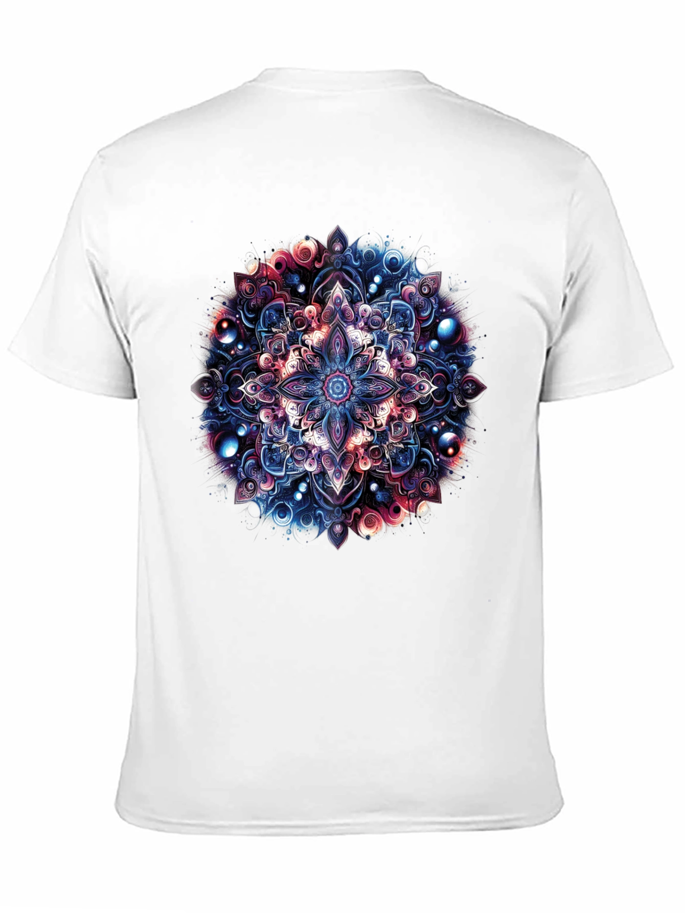 Mandala Art Graphic Black T-Shirt