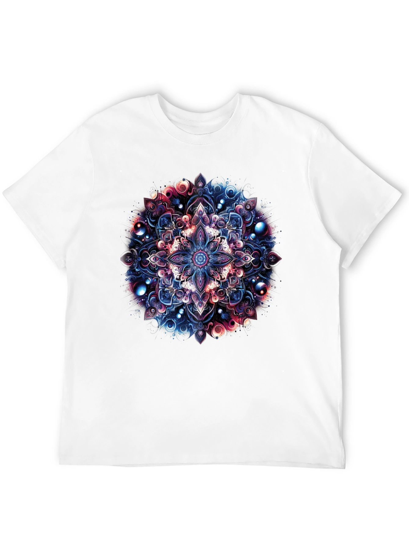 Mandala Art Graphic Black T-Shirt