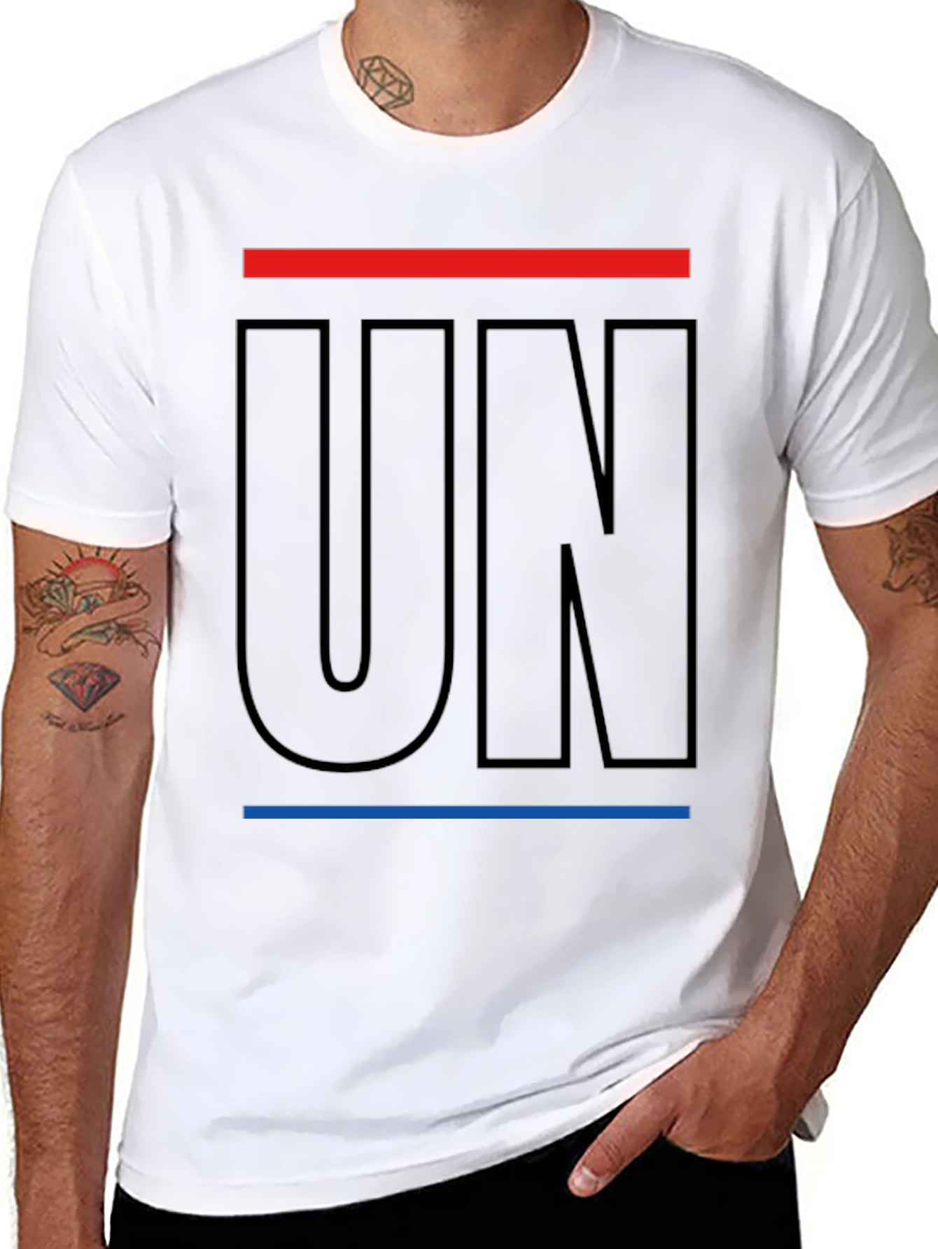 Bold UN Graphic Tee - Modern Streetwear
