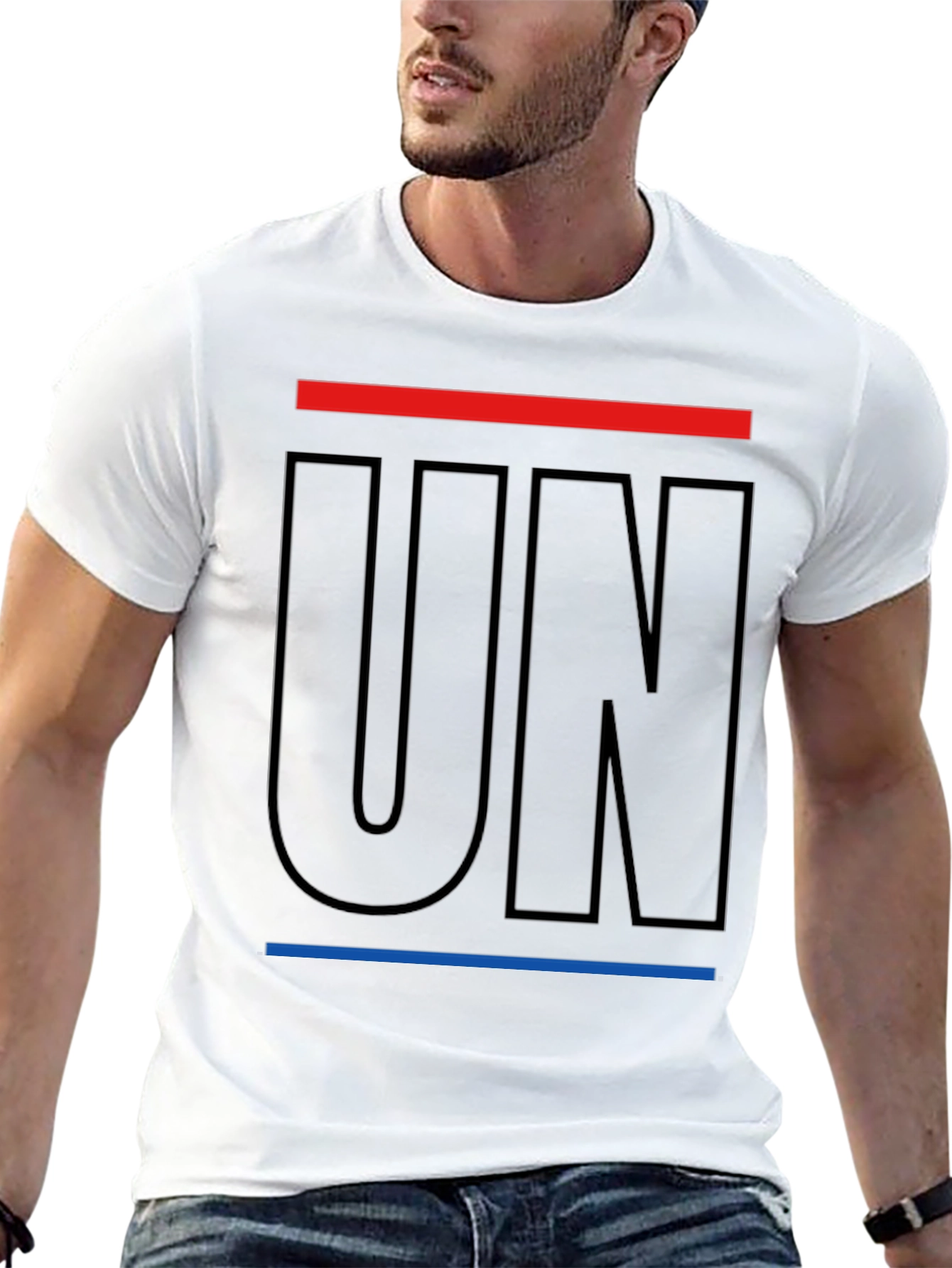 Bold UN Graphic Tee - Modern Streetwear
