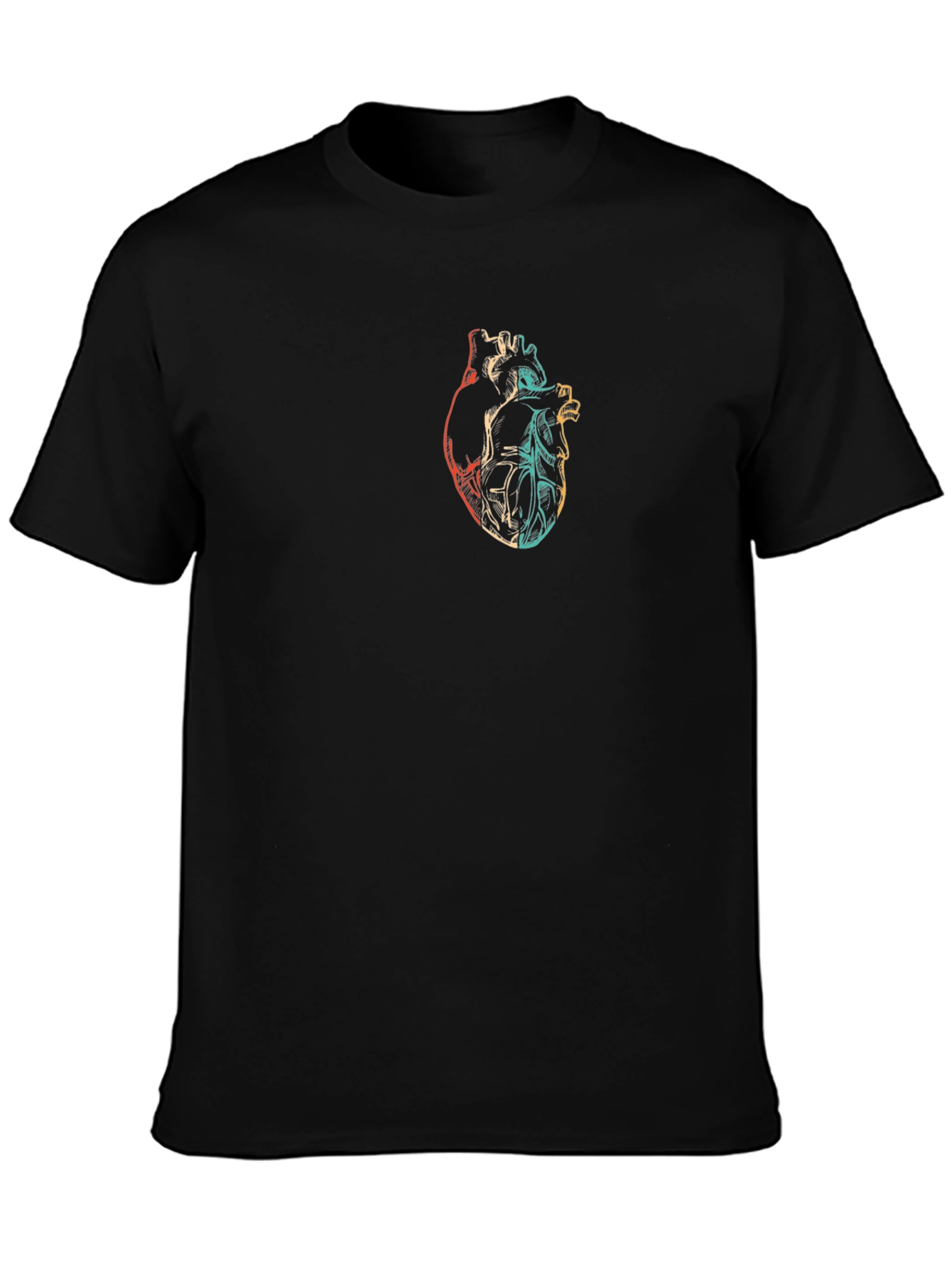 Anatomical Heart Graphic Tee - Stylish & Unique