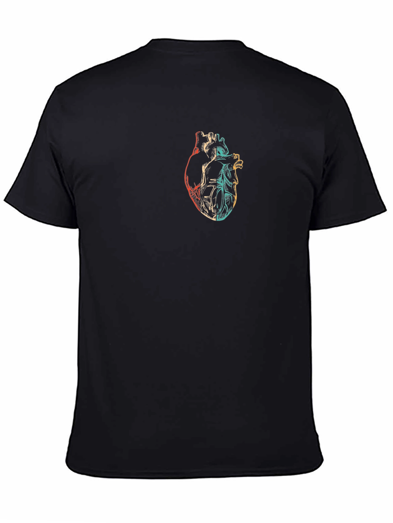 Anatomical Heart Graphic Tee - Stylish & Unique