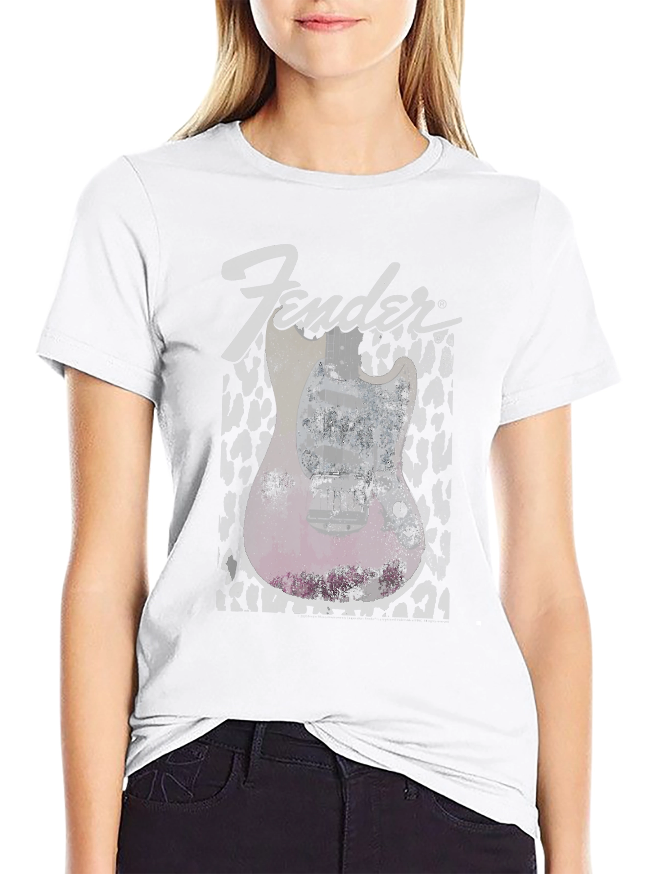 Fender Guitar Graphic Black T-Shirt