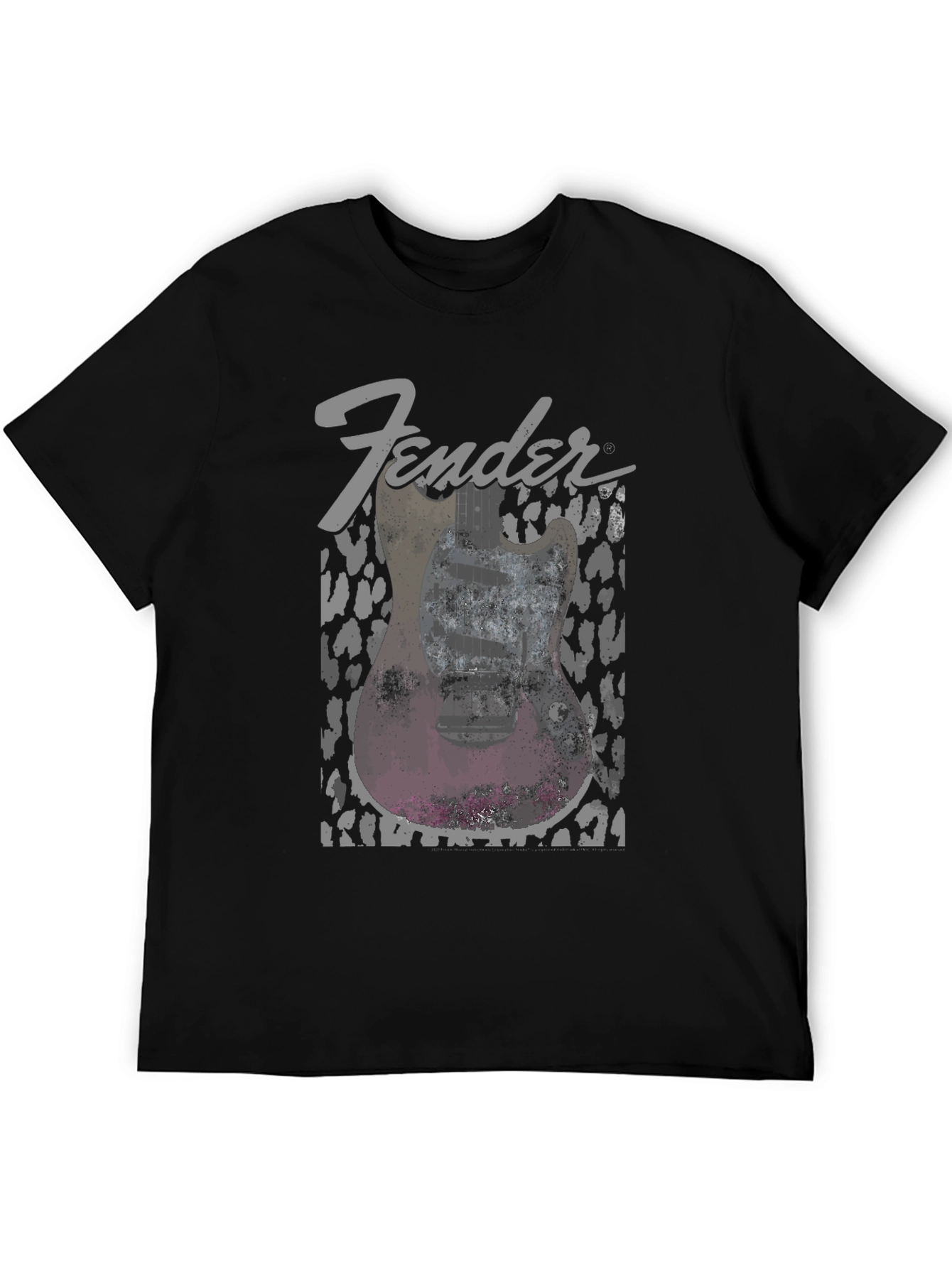 Fender Guitar Graphic Black T-Shirt
