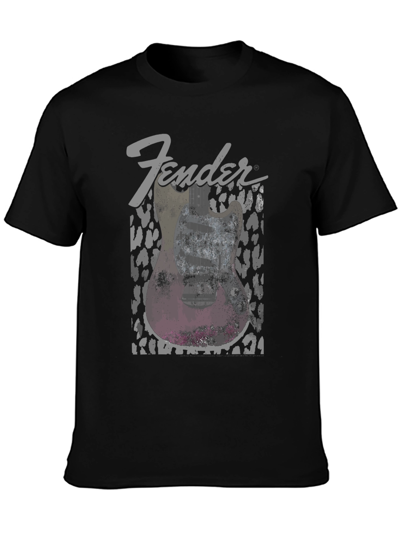 Fender Guitar Graphic Black T-Shirt