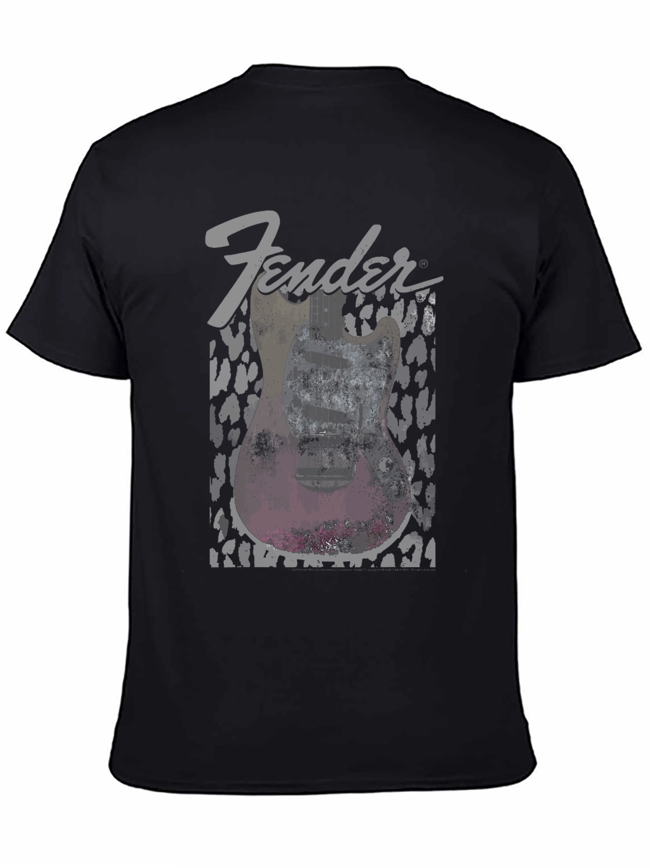 Fender Guitar Graphic Black T-Shirt