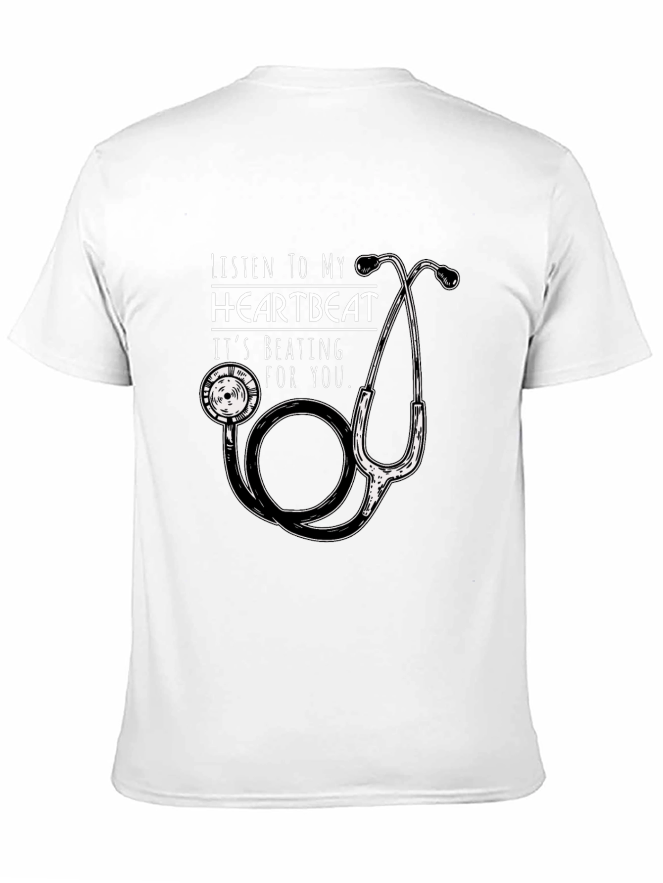 Heartbeat Stethoscope Graphic Tee